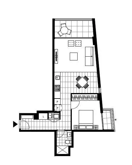 Floorplan of Homely apartment listing, 7305/2 Cullen Close, Glebe NSW 2037