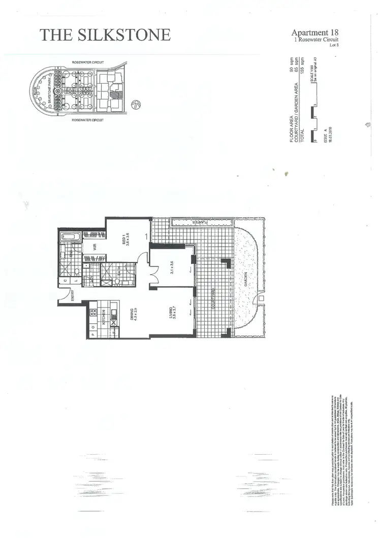 Floorplan of Homely apartment listing, 18/1 Rosewater Circuit, Breakfast Point NSW 2137
