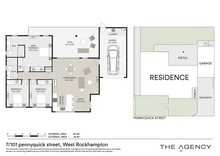 Floorplan of Homely unit listing, 7/101 Pennycuick Street, West Rockhampton QLD 4700