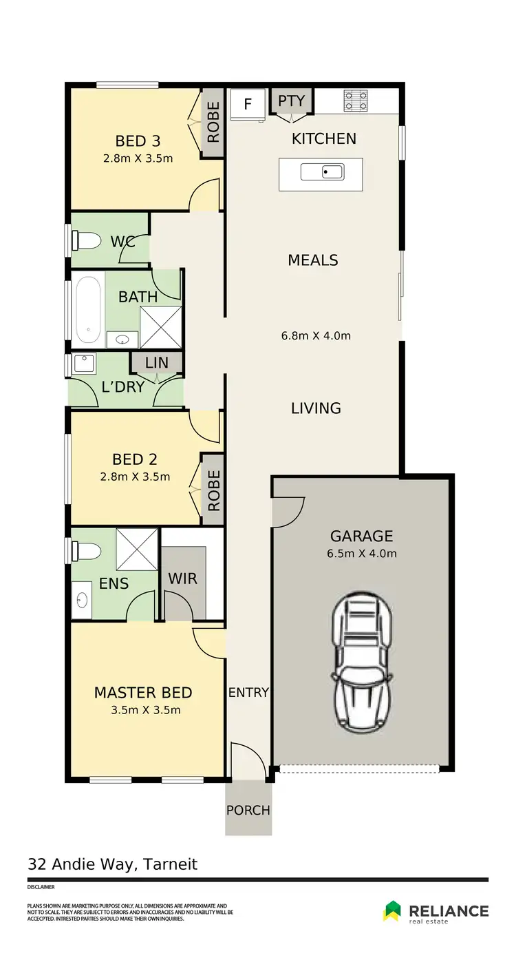 Floorplan of Homely house listing, 32 Andie Way, Tarneit VIC 3029