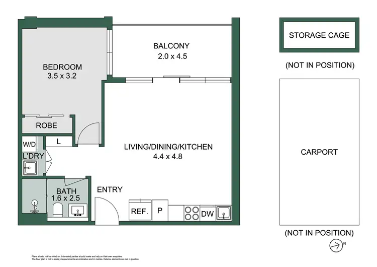 Floorplan of Homely apartment listing, 414/65 Stables Circuit, Doncaster VIC 3108