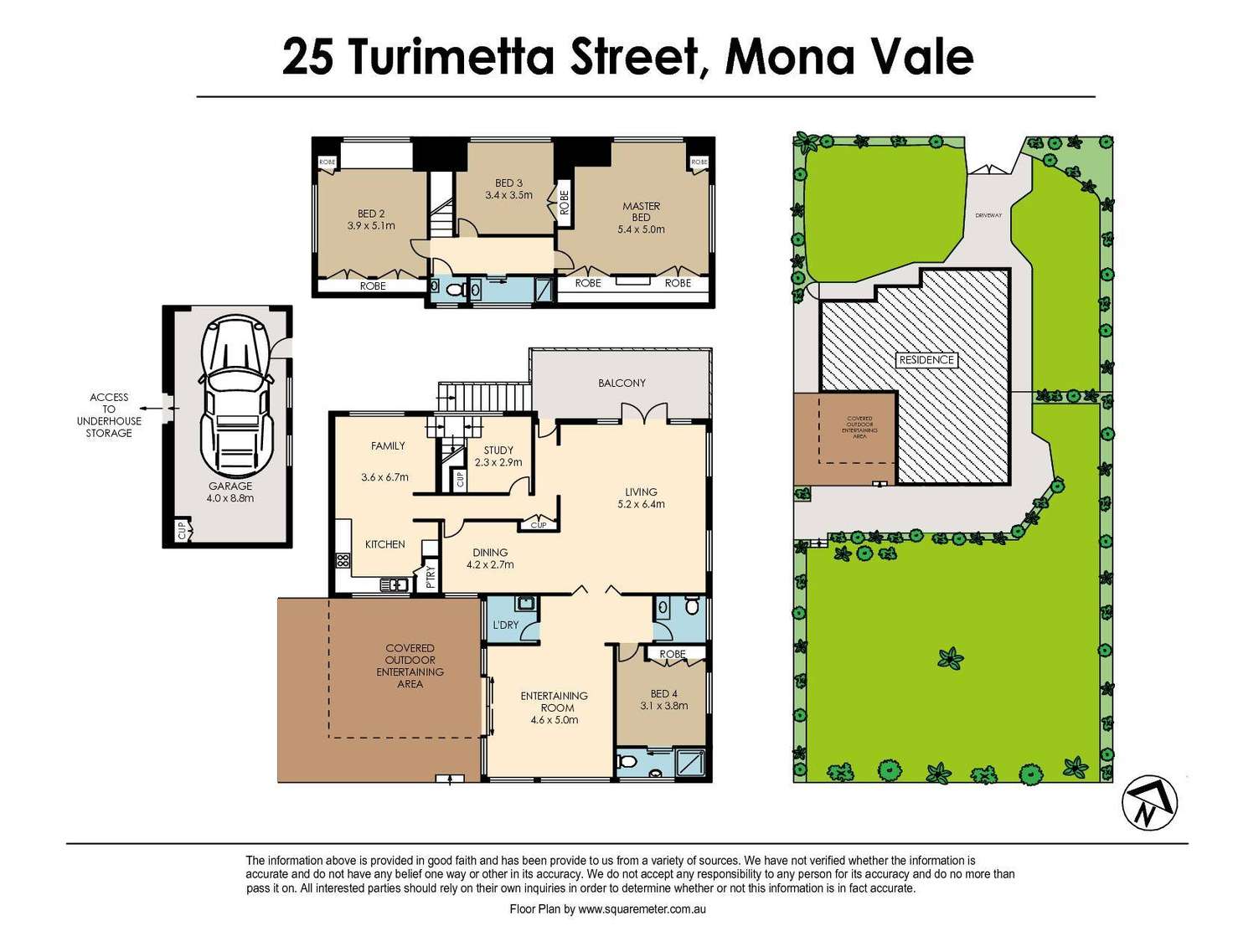 Floorplan of Homely house listing, 25 Turimetta Street, Mona Vale NSW 2103
