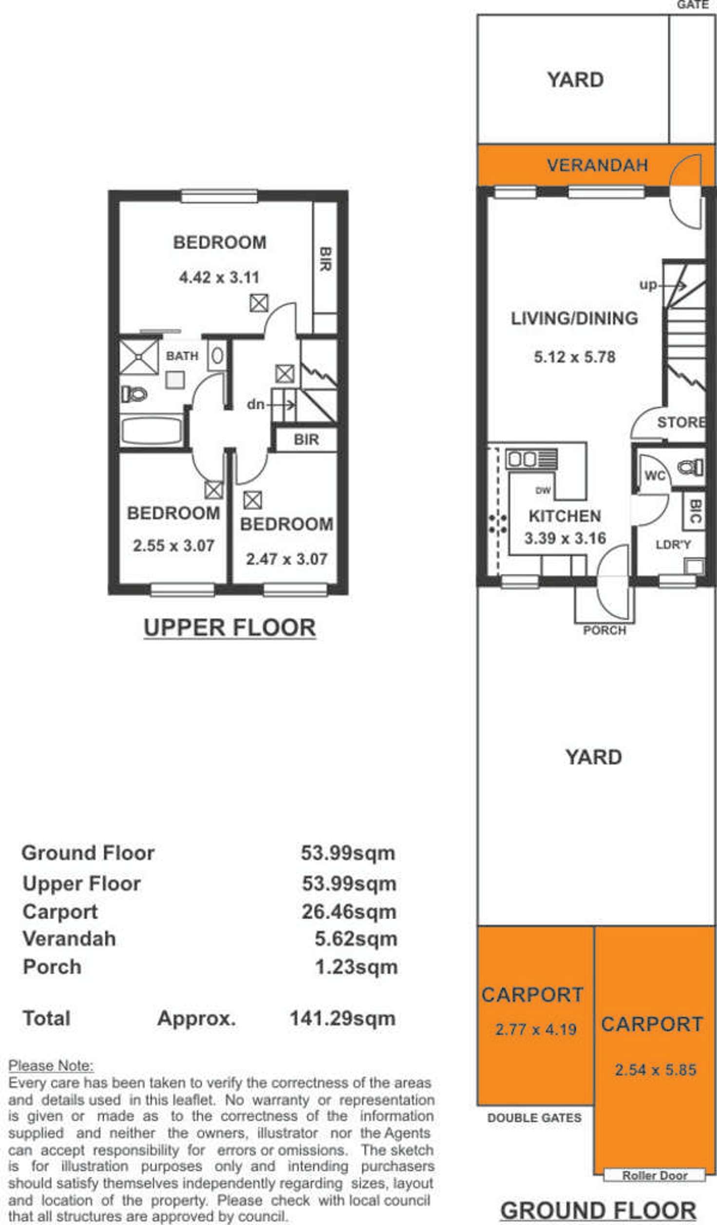 Floorplan of Homely townhouse listing, 5 Ashley Place, Ridleyton SA 5008