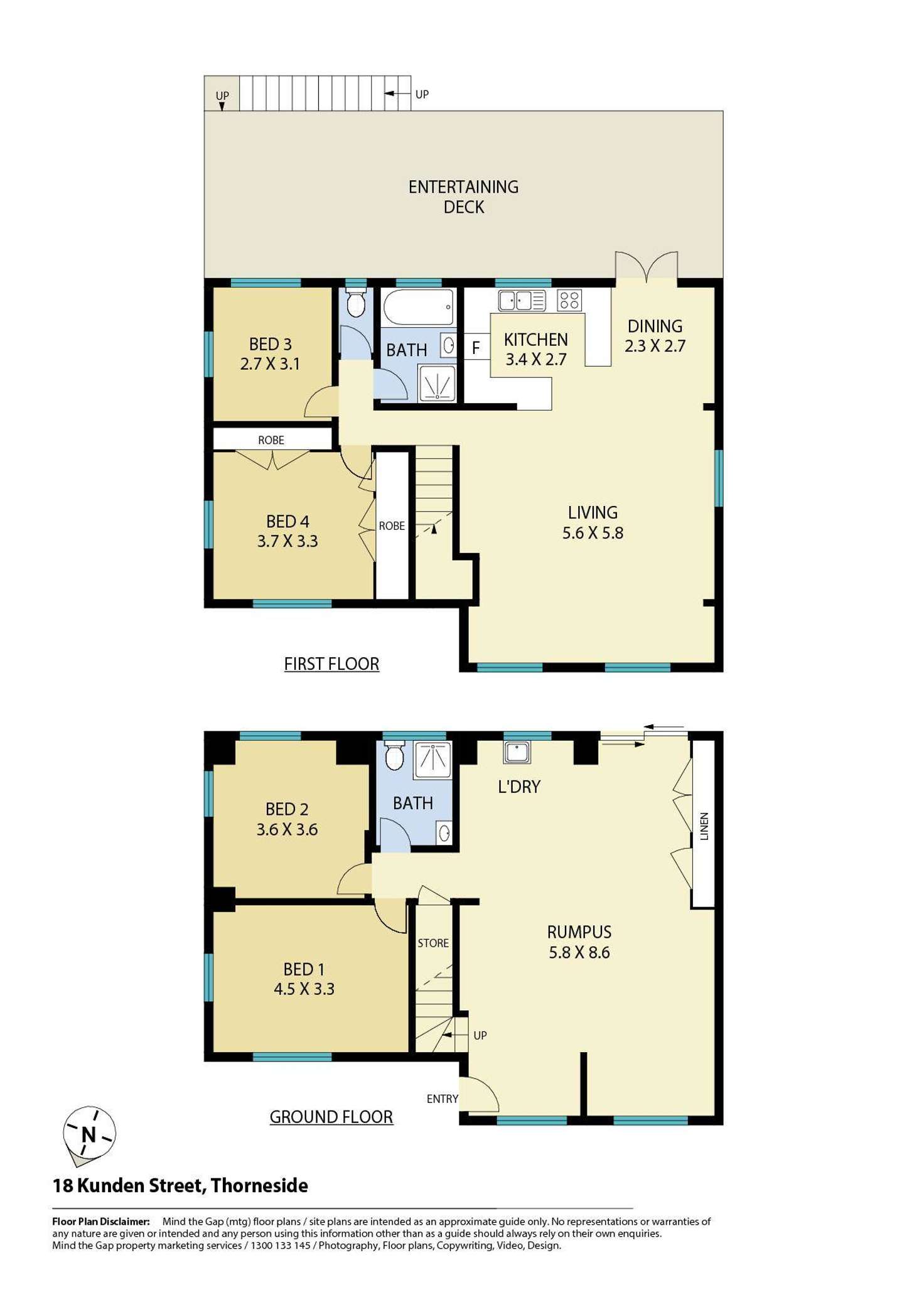 Floorplan of Homely house listing, 18 Kunden Street, Thorneside QLD 4158