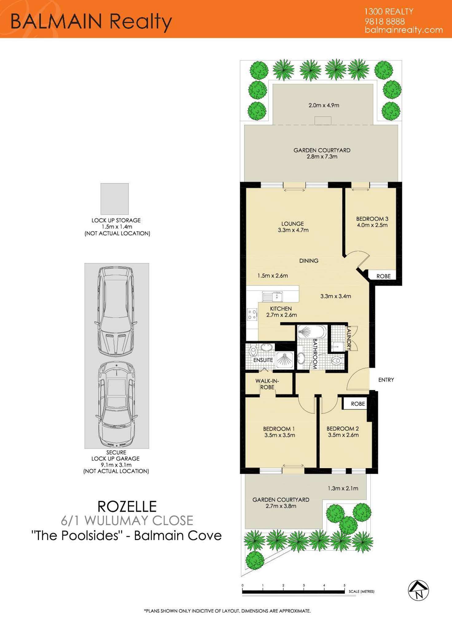 Floorplan of Homely apartment listing, 6/1 Wulumay Close, Rozelle NSW 2039