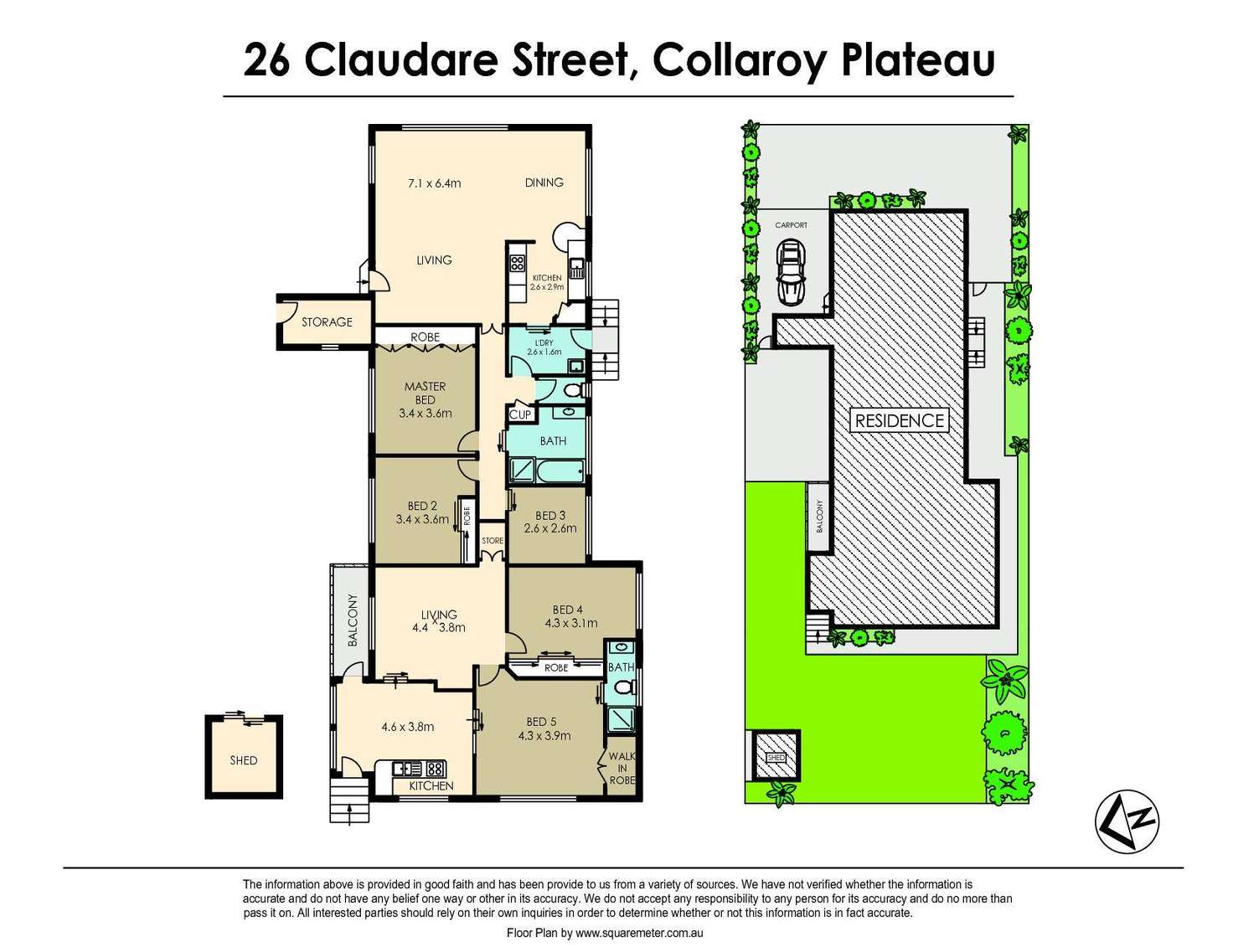 Floorplan of Homely house listing, 26 Claudare Street, Collaroy Plateau NSW 2097
