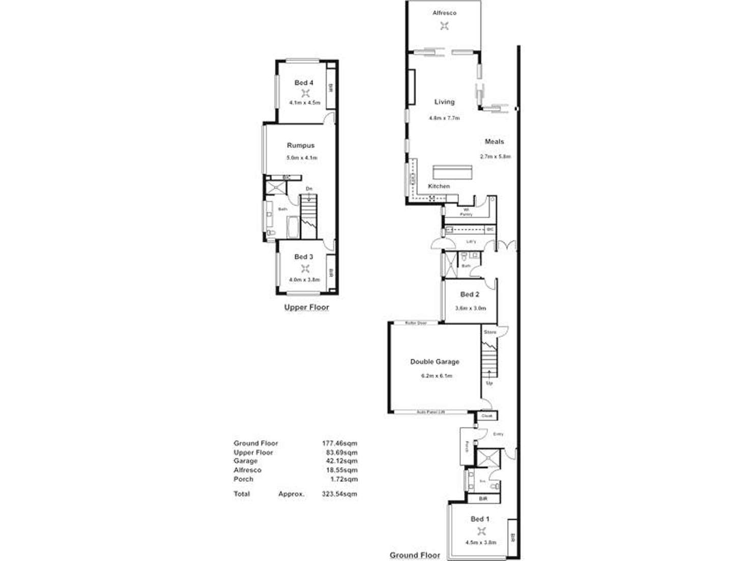 Floorplan of Homely house listing, 3A Alexander Street, Evandale SA 5069