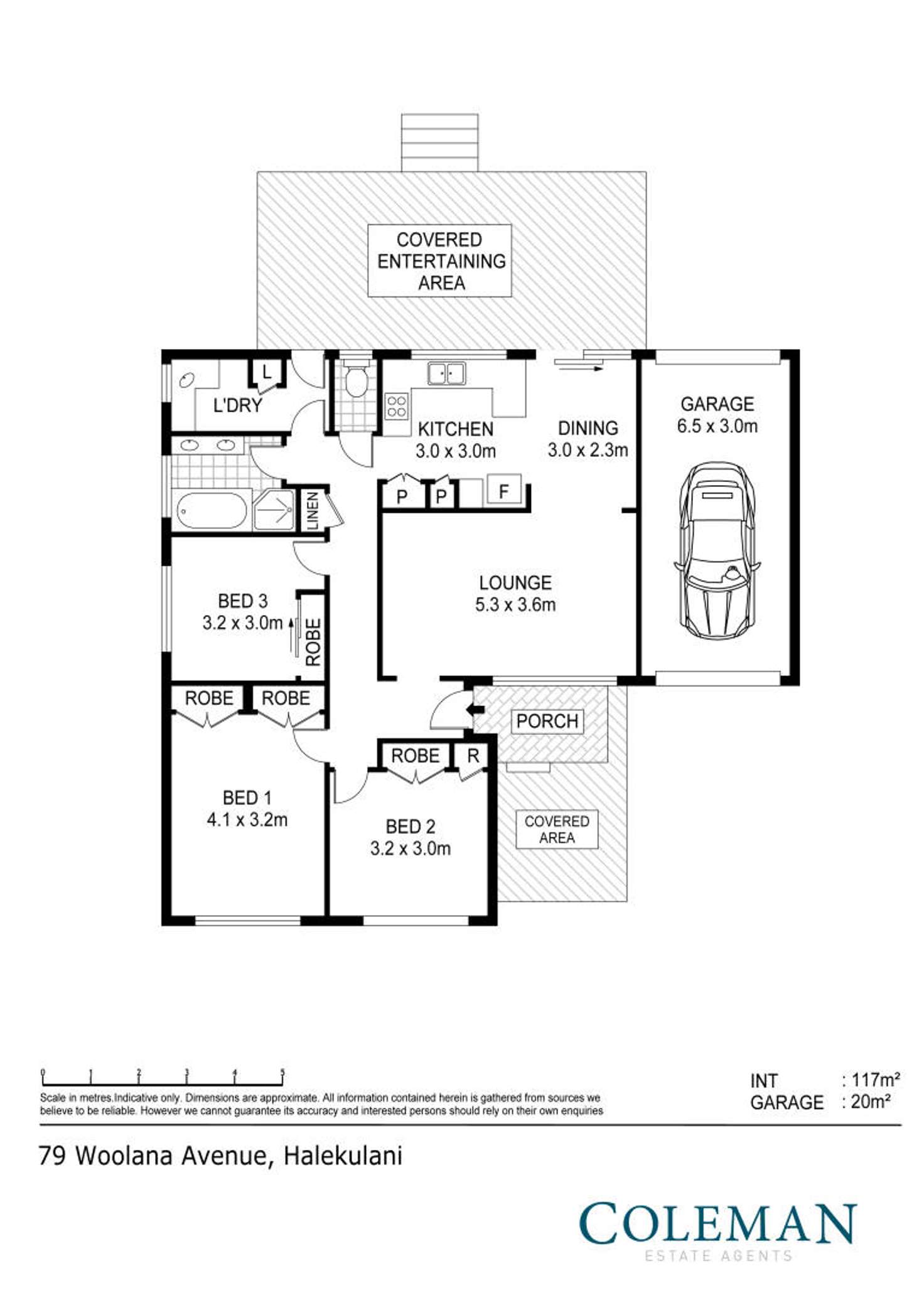 Floorplan of Homely house listing, 79 Woolana Avenue, Halekulani NSW 2262