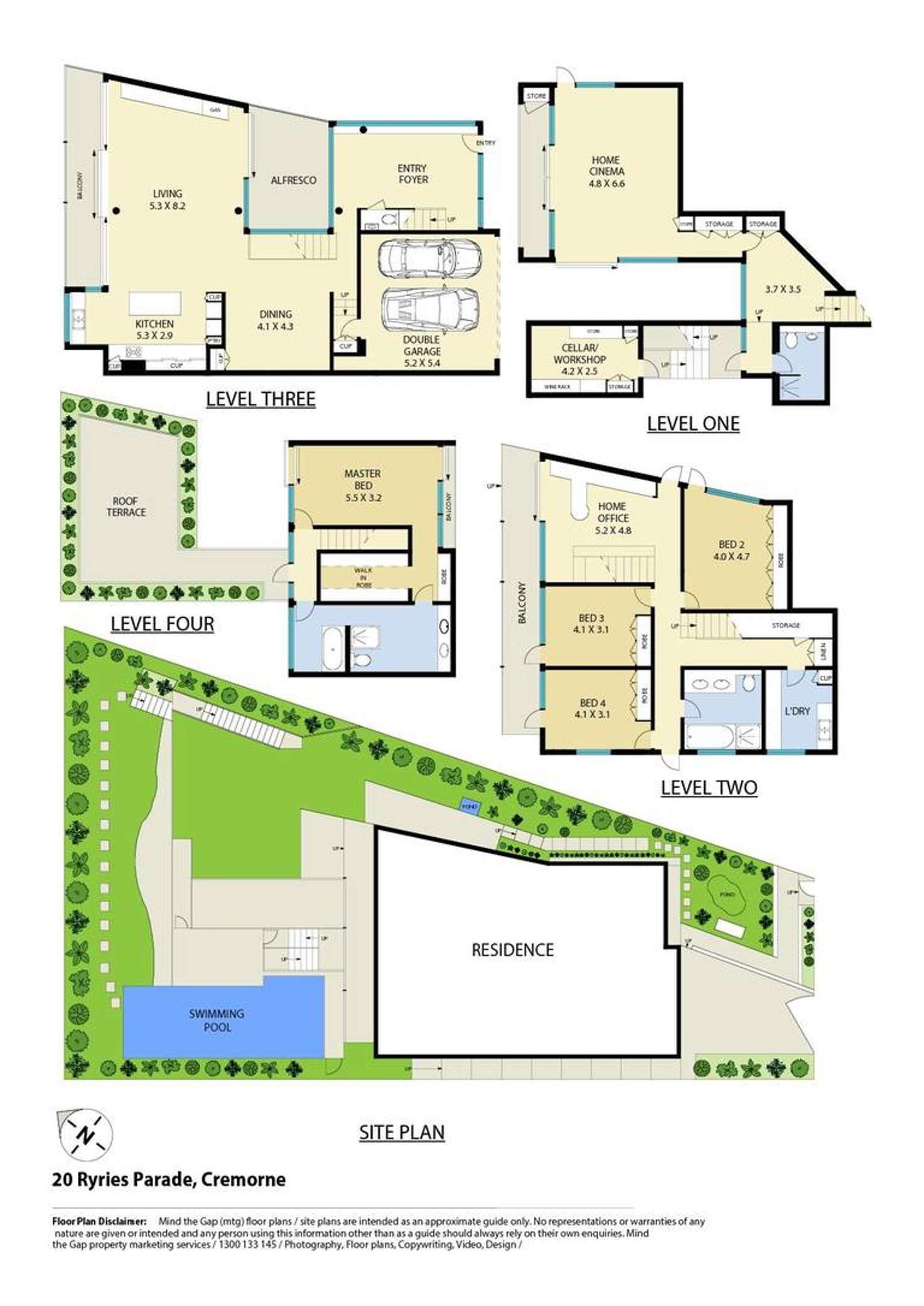 Floorplan of Homely house listing, 20 Ryries Parade, Cremorne NSW 2090