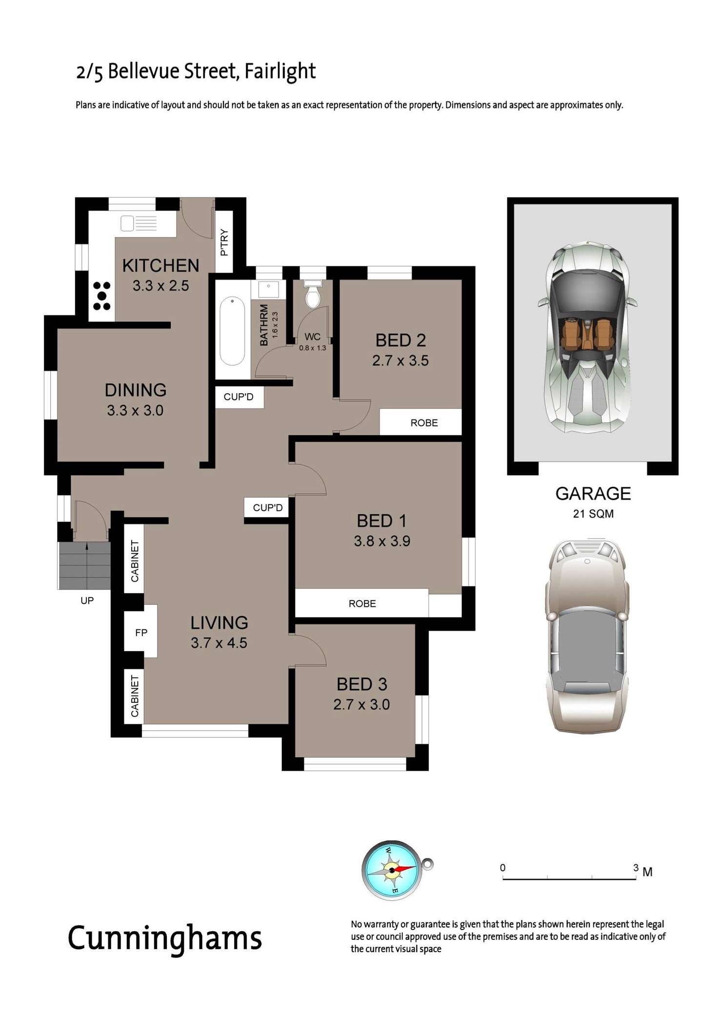 Floorplan of Homely unit listing, 2/5 Bellevue Street, Fairlight NSW 2094