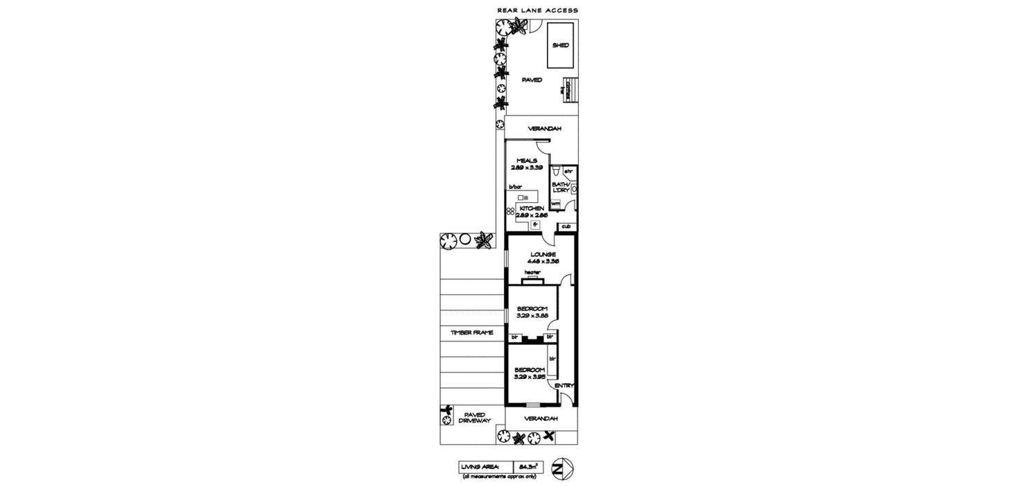 Floorplan of Homely house listing, 1 Dimboola Street, Beulah Park SA 5067