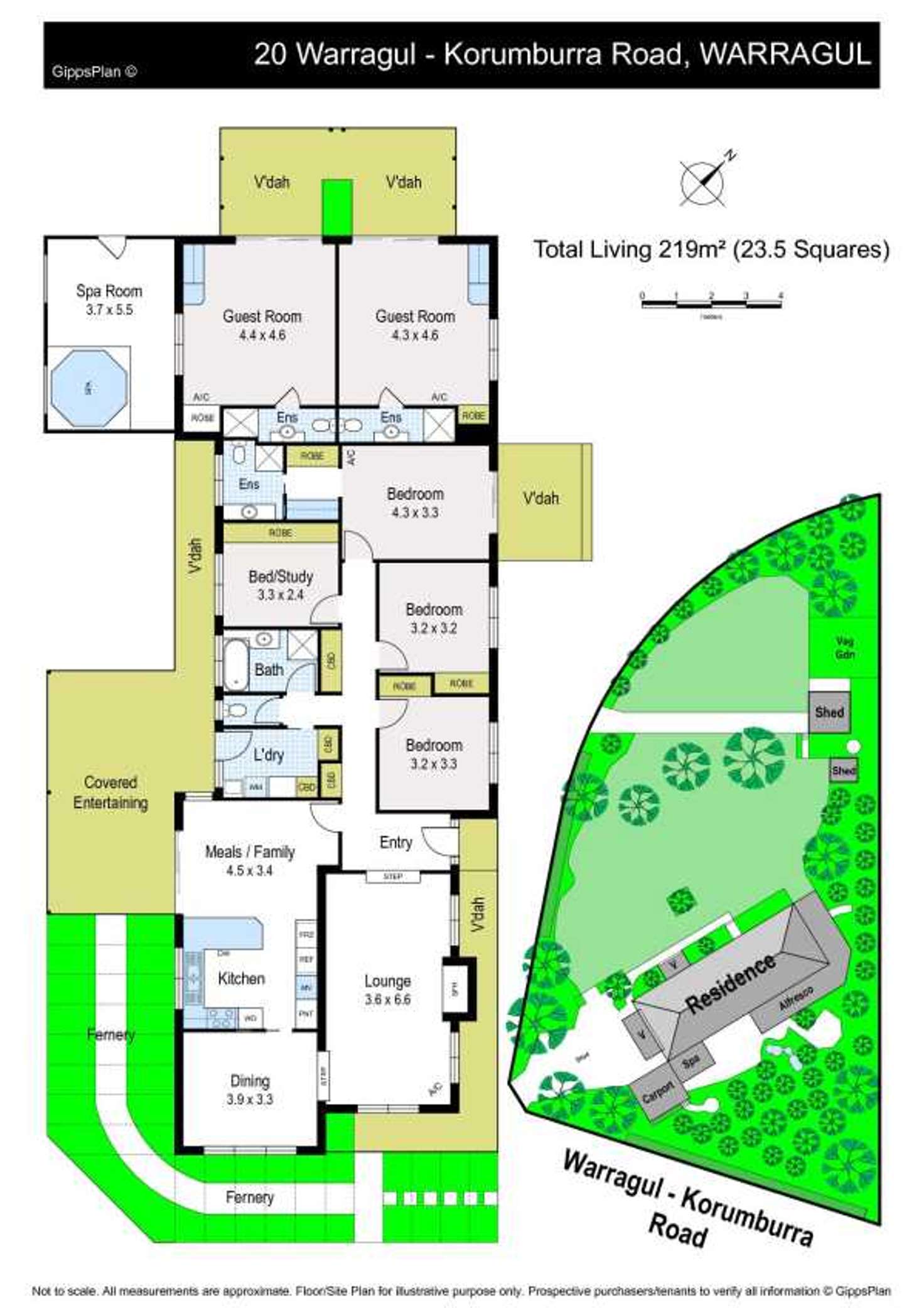 Floorplan of Homely house listing, 20 Korumburra-Warragul Road, Warragul VIC 3820