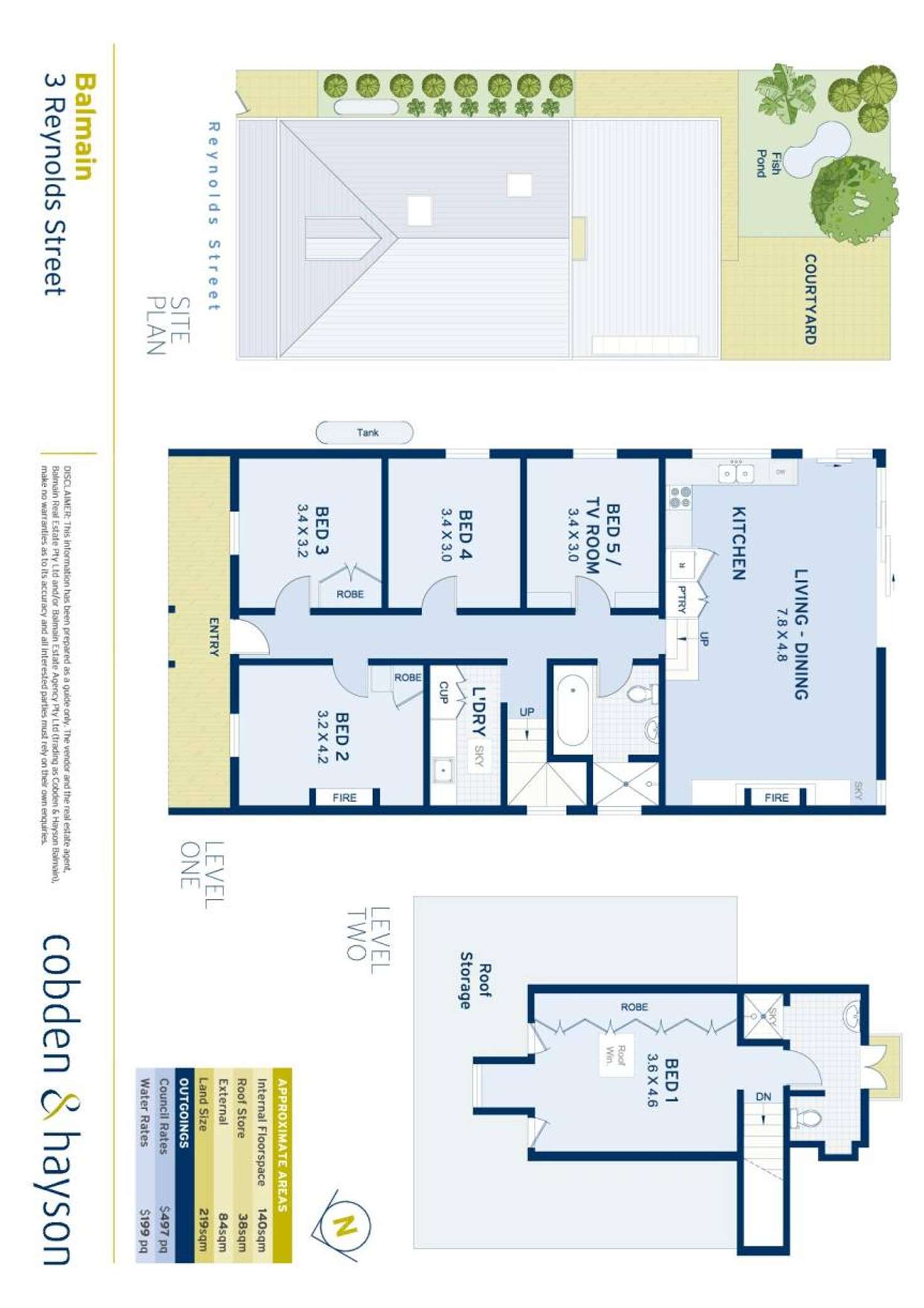 Floorplan of Homely house listing, 3 Reynolds Street, Balmain NSW 2041