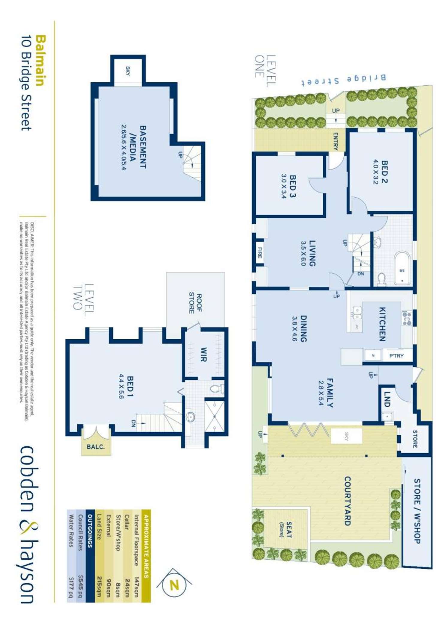 Floorplan of Homely house listing, 10 Bridge Street, Balmain NSW 2041