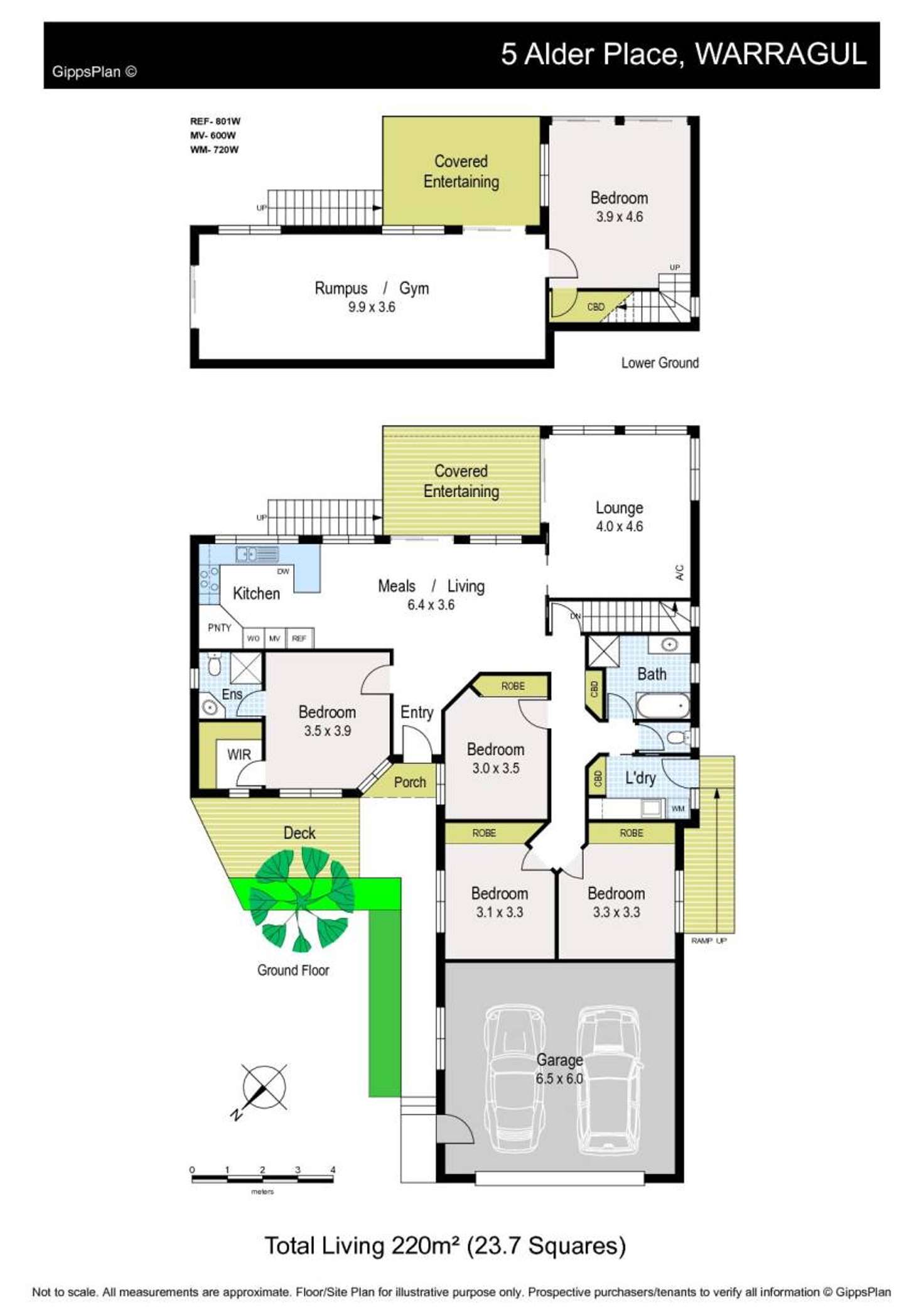 Floorplan of Homely house listing, 5 Alder Place, Warragul VIC 3820