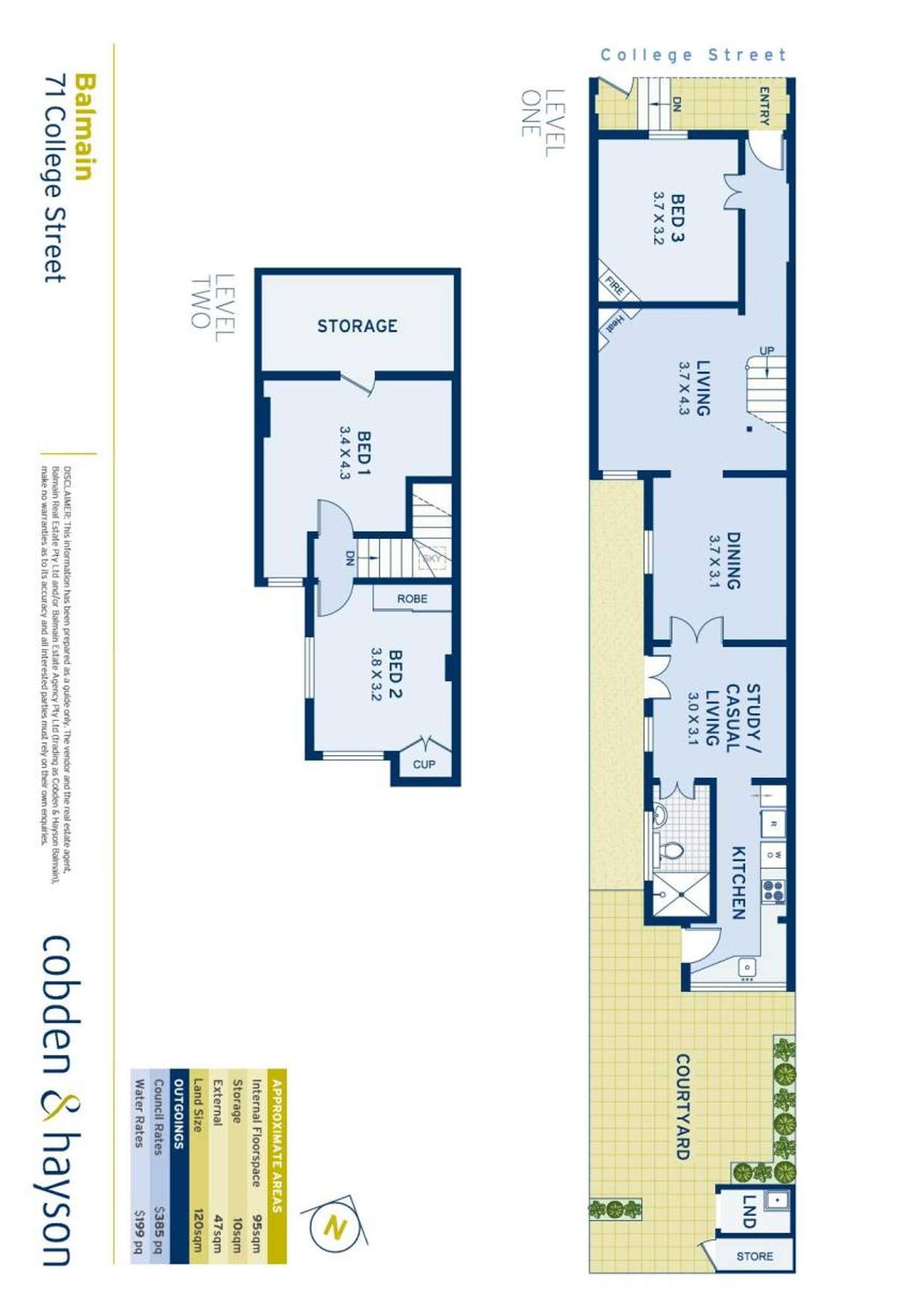 Floorplan of Homely house listing, 71 College Street, Balmain NSW 2041