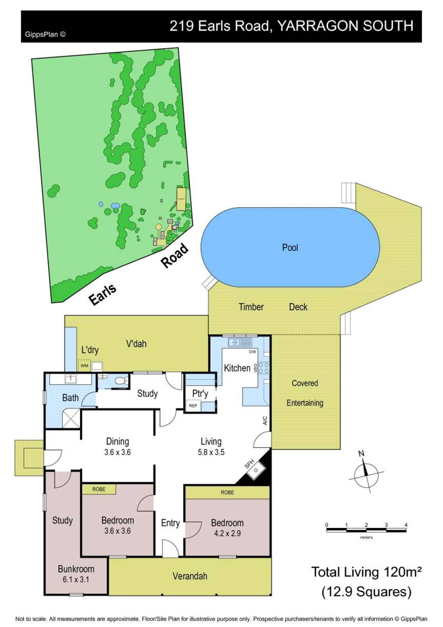 Floorplan of Homely house listing, 219 Earls Road, Yarragon VIC 3823