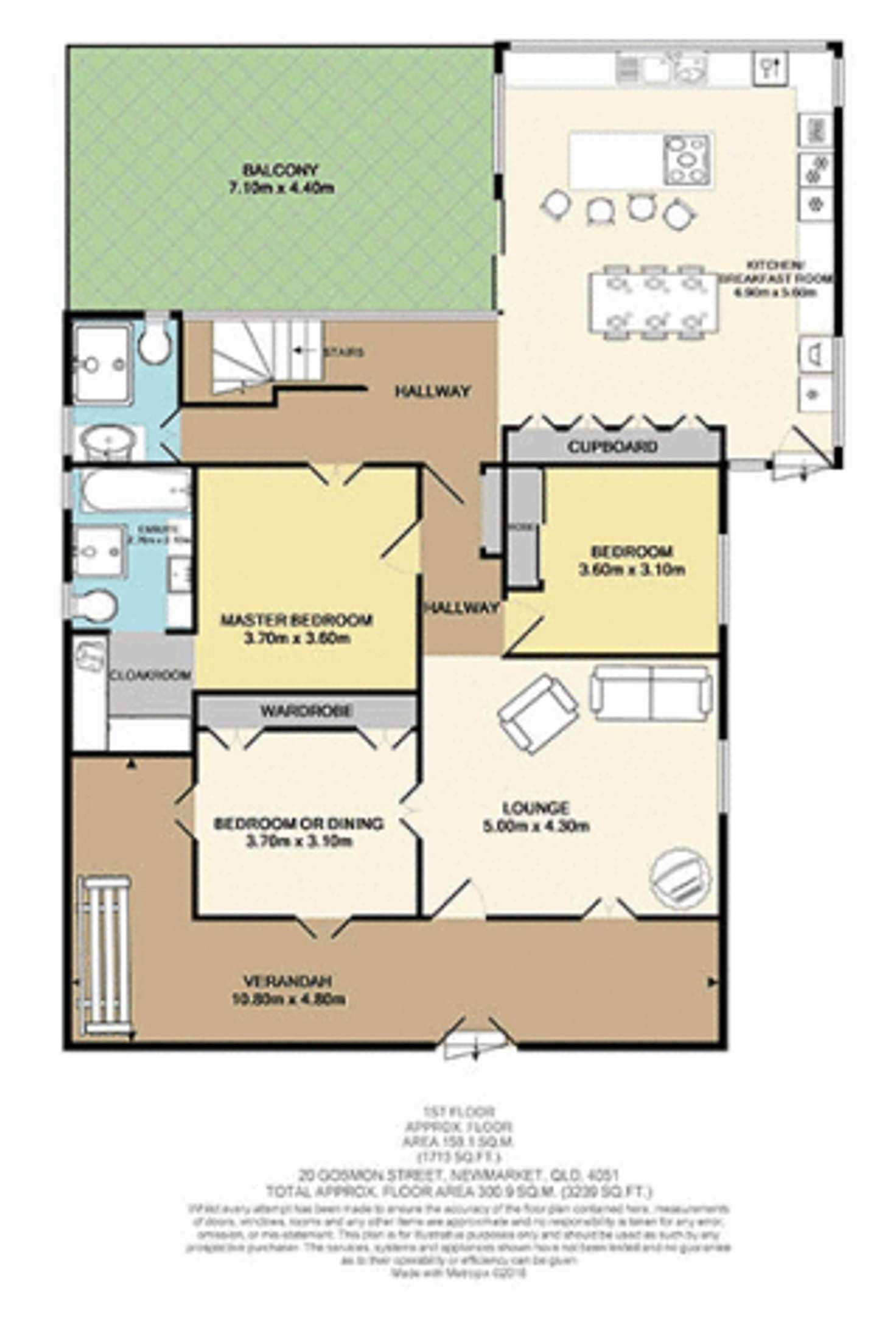 Floorplan of Homely house listing, 20 Gosman Street, Newmarket QLD 4051