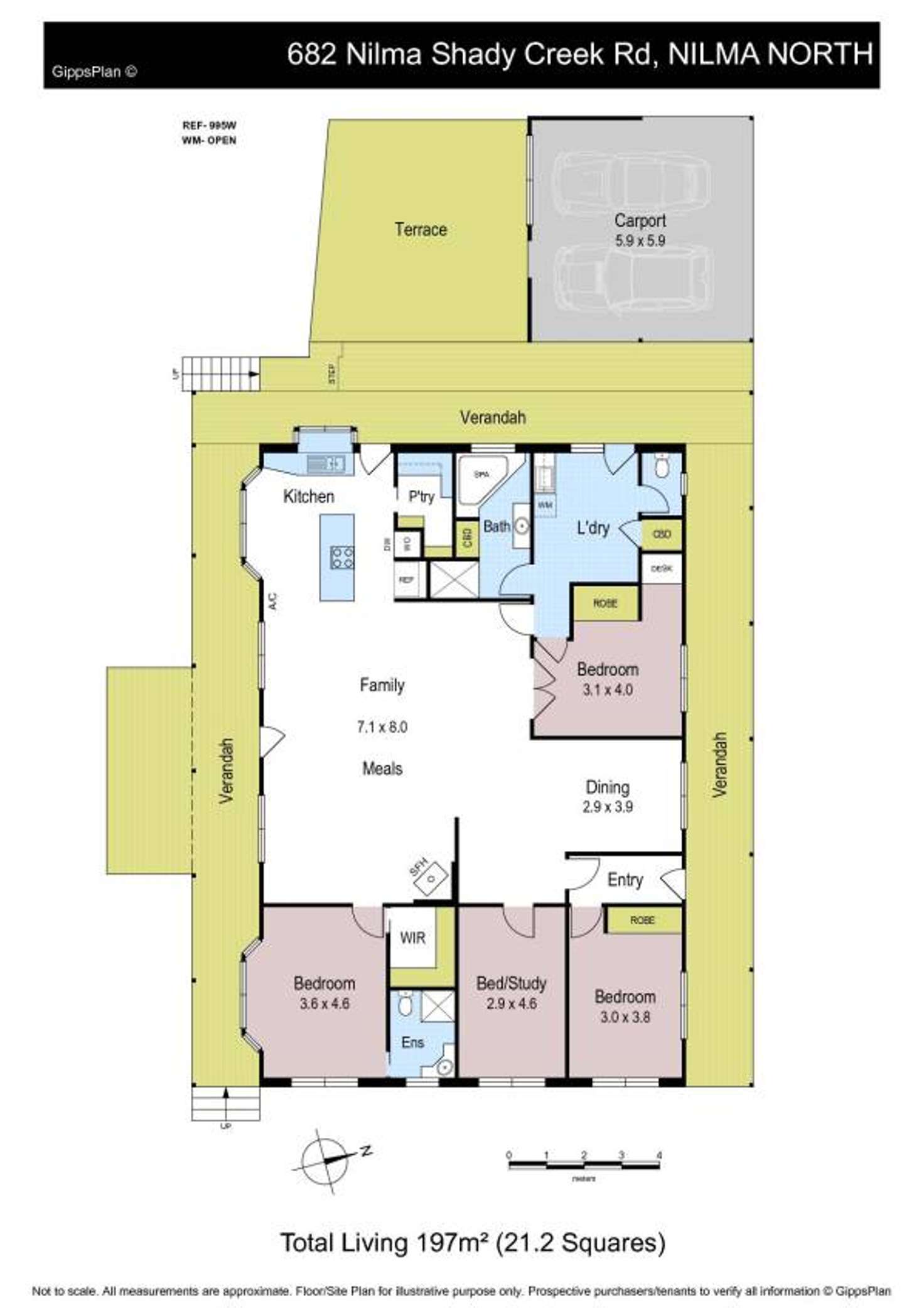 Floorplan of Homely acreageSemiRural listing, 682 Nilma-Shady Creek Road, Nilma North VIC 3821