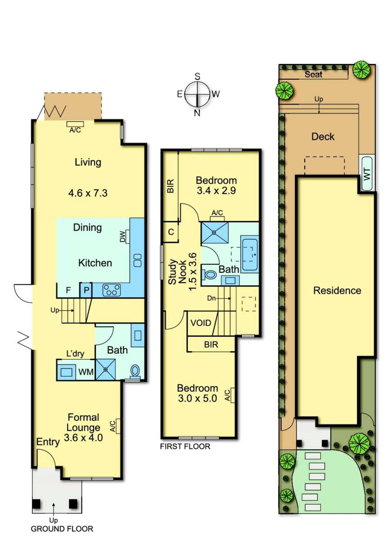 Floorplan of Homely house listing, 5 Newman Street, Thornbury VIC 3071
