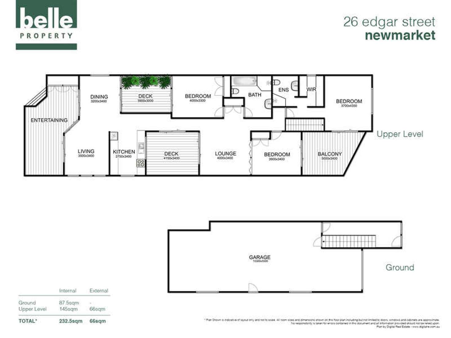 Floorplan of Homely house listing, 26 Edgar Street, Newmarket QLD 4051