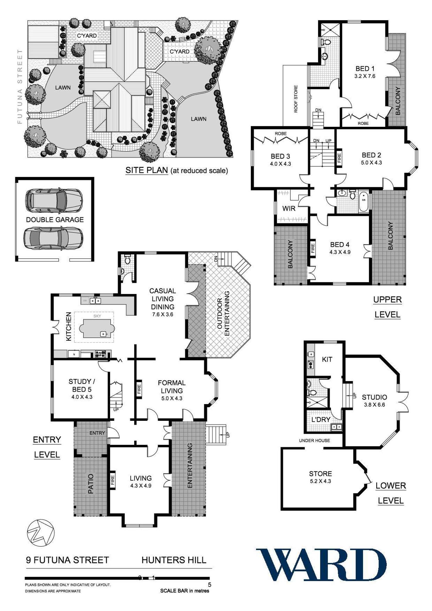 Floorplan of Homely house listing, 9 Futuna Street, Hunters Hill NSW 2110
