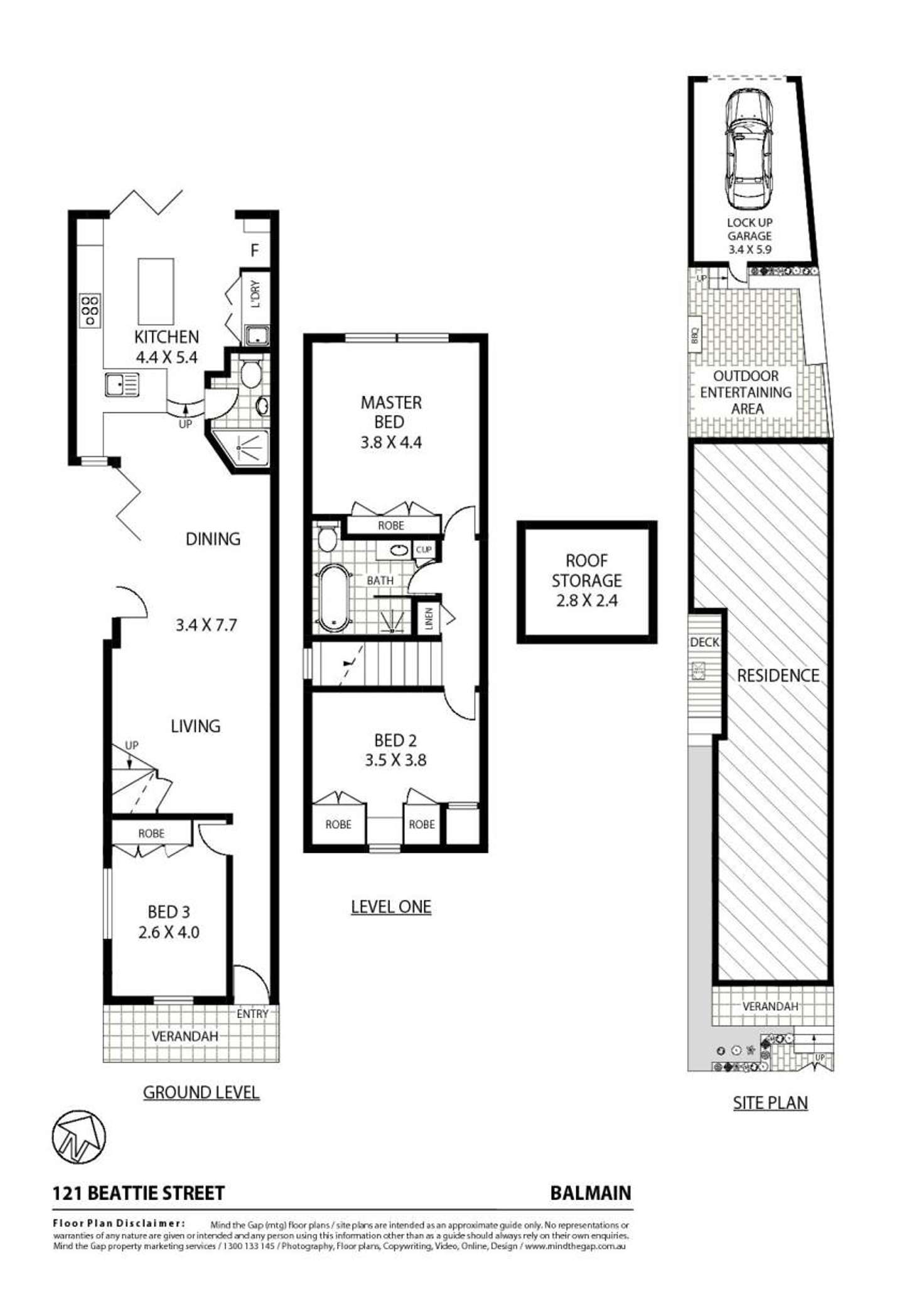 Floorplan of Homely house listing, 121 Beattie Street, Balmain NSW 2041