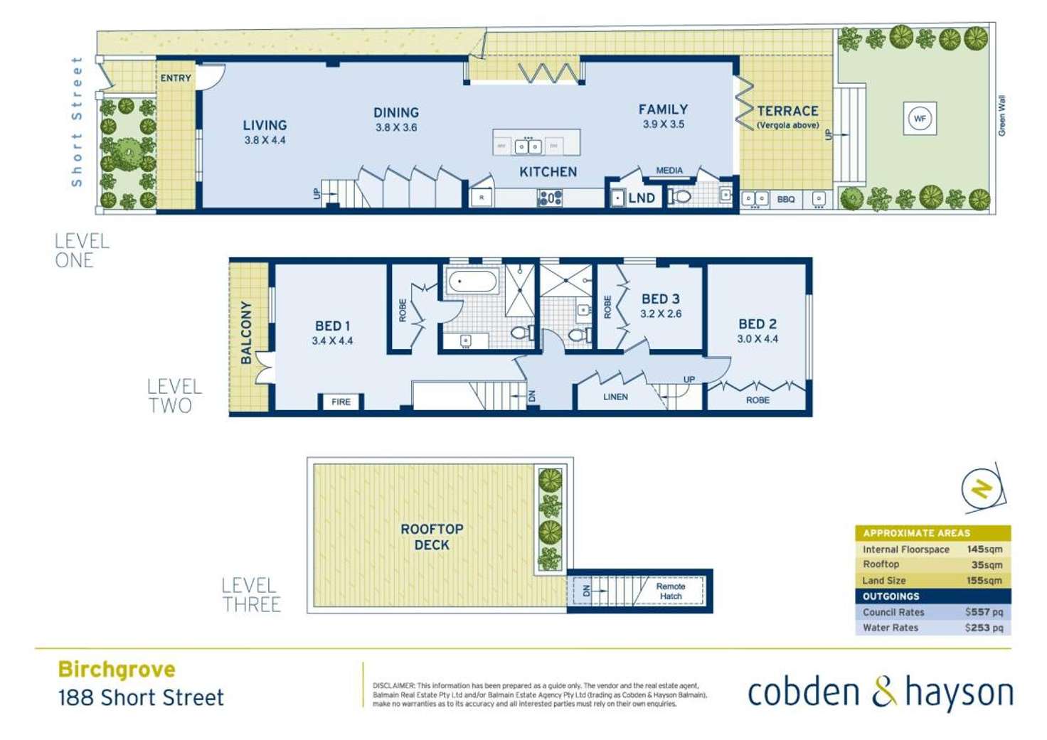 Floorplan of Homely house listing, 188 Short Street, Birchgrove NSW 2041