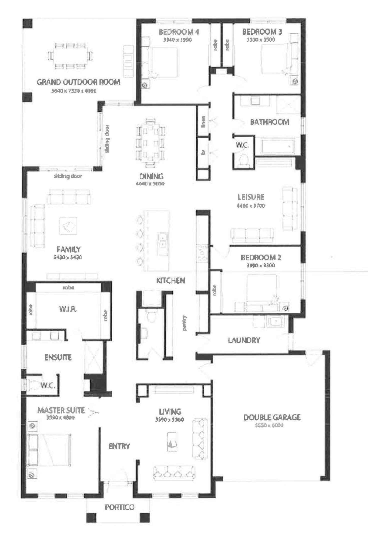 Floorplan of Homely house listing, 65 Laceflower Parade, Casuarina NSW 2487