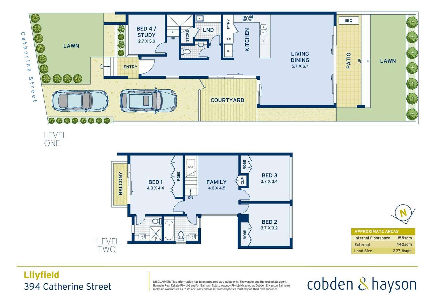 Floorplan of Homely house listing, 394 Catherine Street, Lilyfield NSW 2040