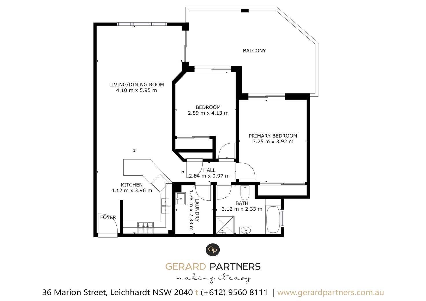 Floorplan of Homely apartment listing, 34/18 Cecilia Street, Marrickville NSW 2204