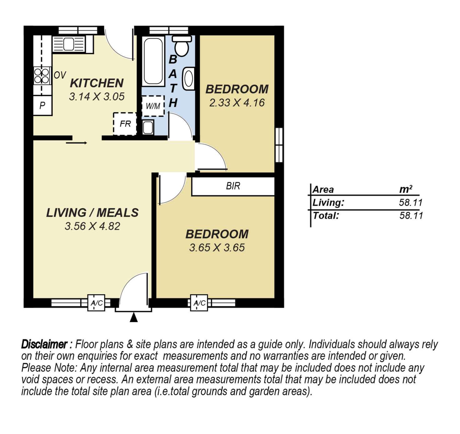 Floorplan of Homely unit listing, 11/10 Hallett Avenue, Tranmere SA 5073