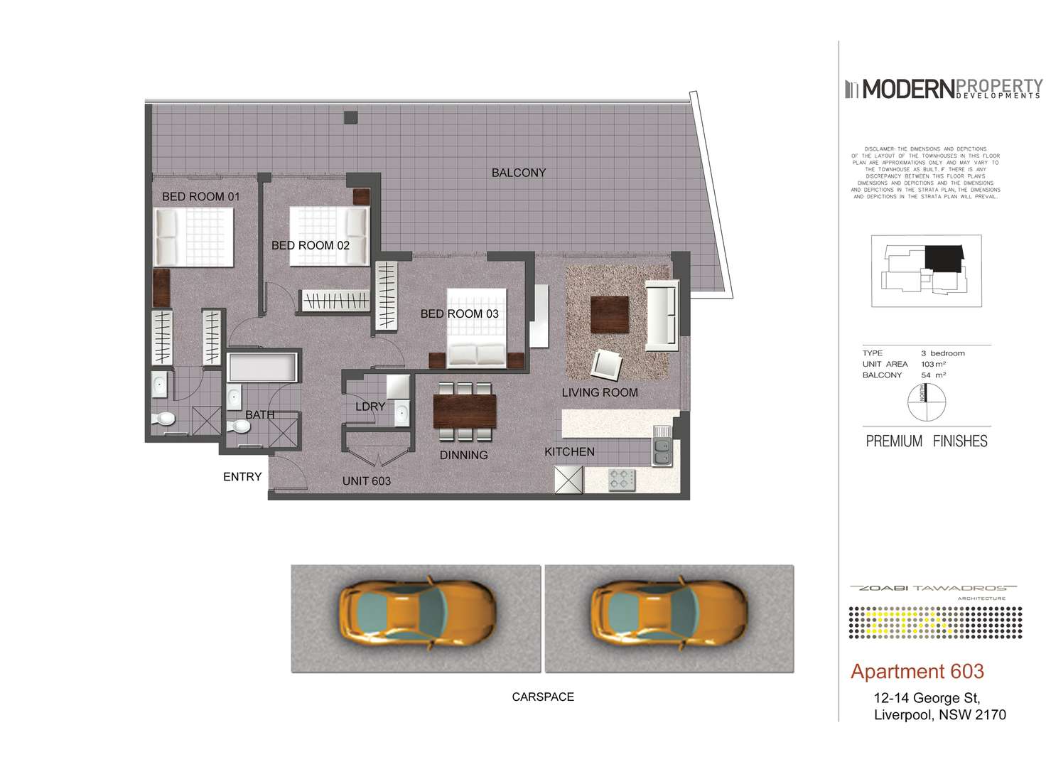 Floorplan of Homely unit listing, 32/12-14 George Street, Liverpool NSW 2170