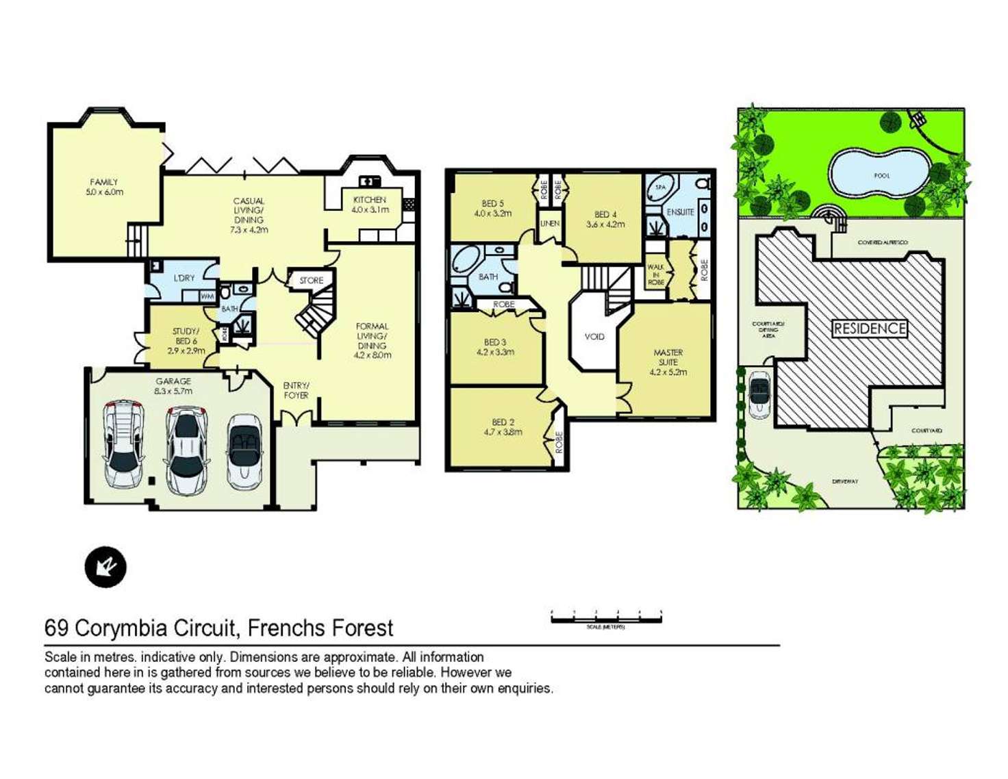 Floorplan of Homely house listing, 69 Corymbia Circuit, Frenchs Forest NSW 2086