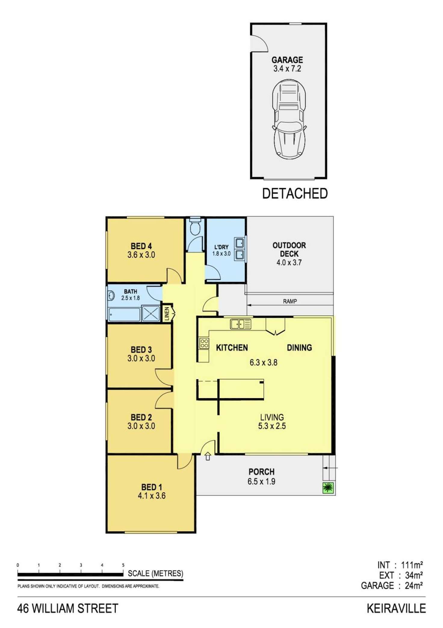 Floorplan of Homely house listing, 46 William Street, Keiraville NSW 2500