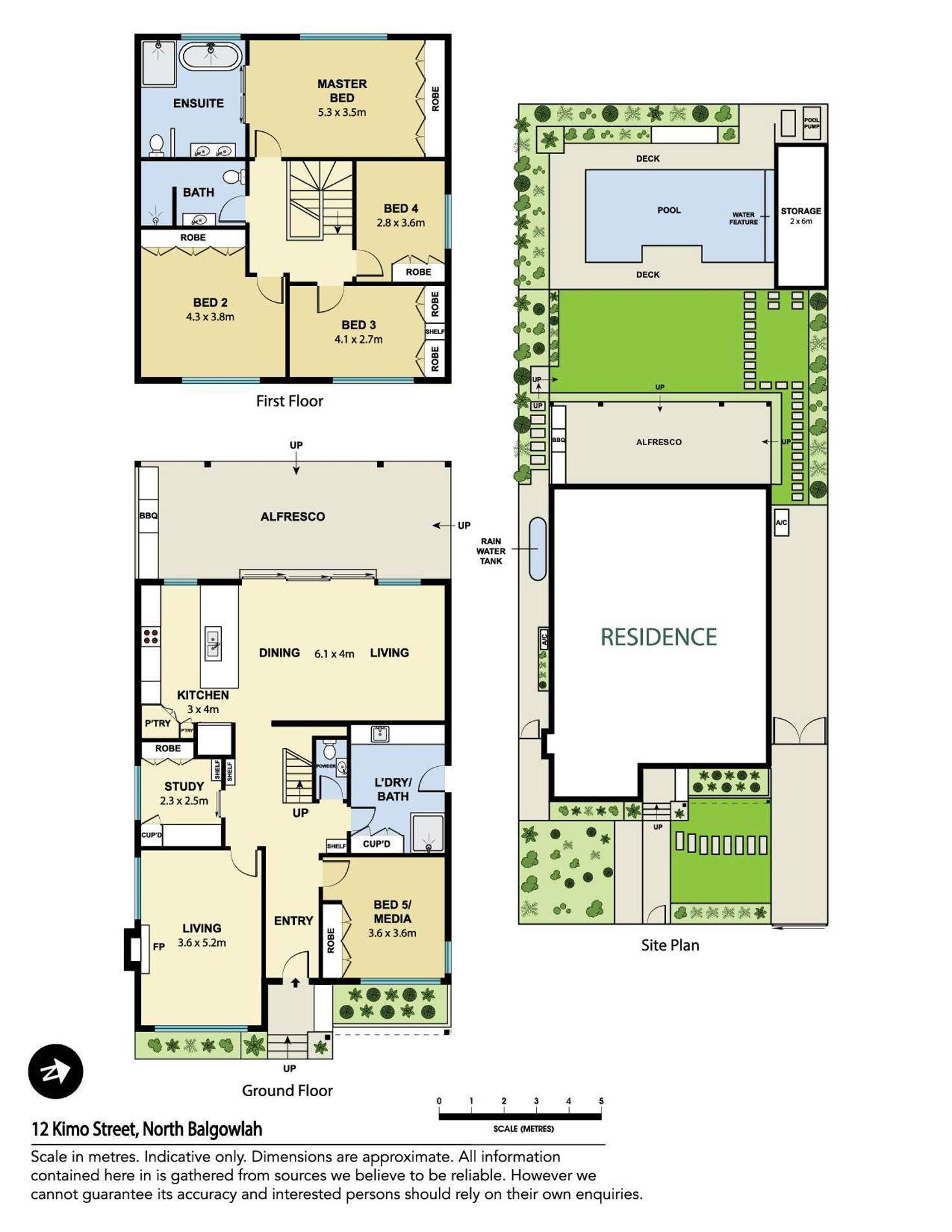 Floorplan of Homely house listing, 12 Kimo Street, North Balgowlah NSW 2093