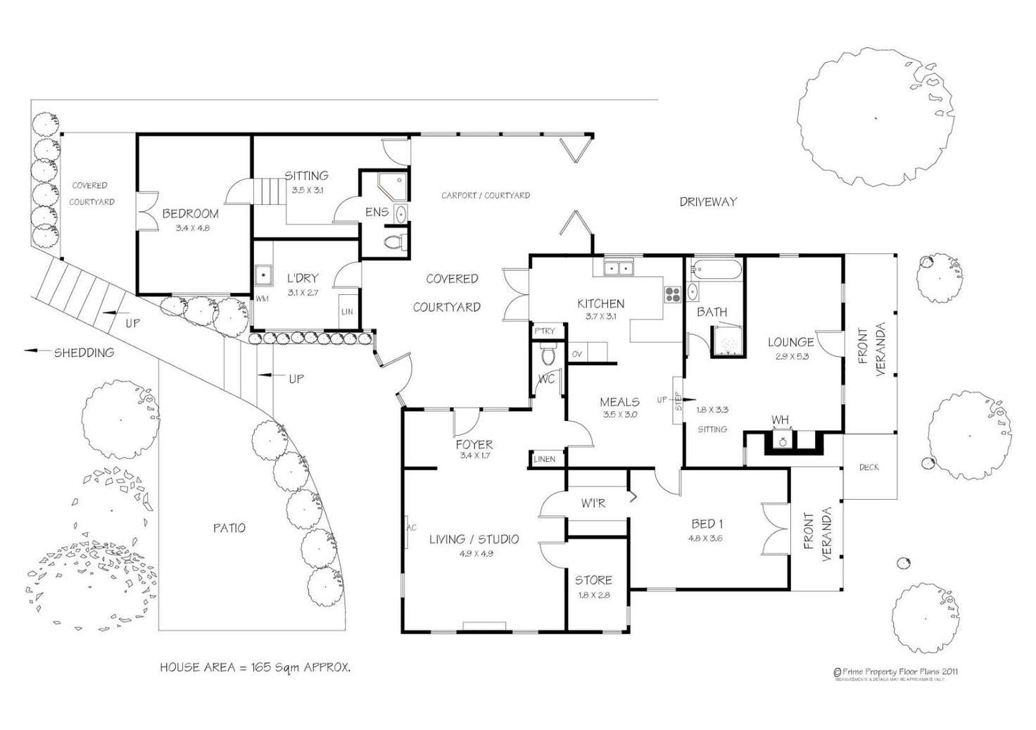 Floorplan of Homely house listing, 21 Boundary Road, Maldon VIC 3463
