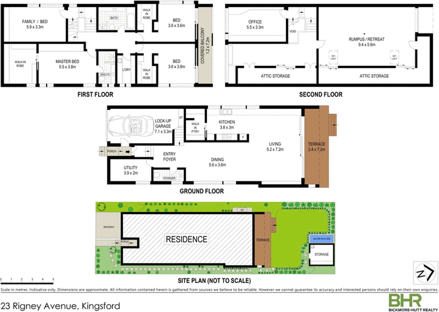 Floorplan of Homely house listing, 23 Rigney Avenue, Kingsford NSW 2032