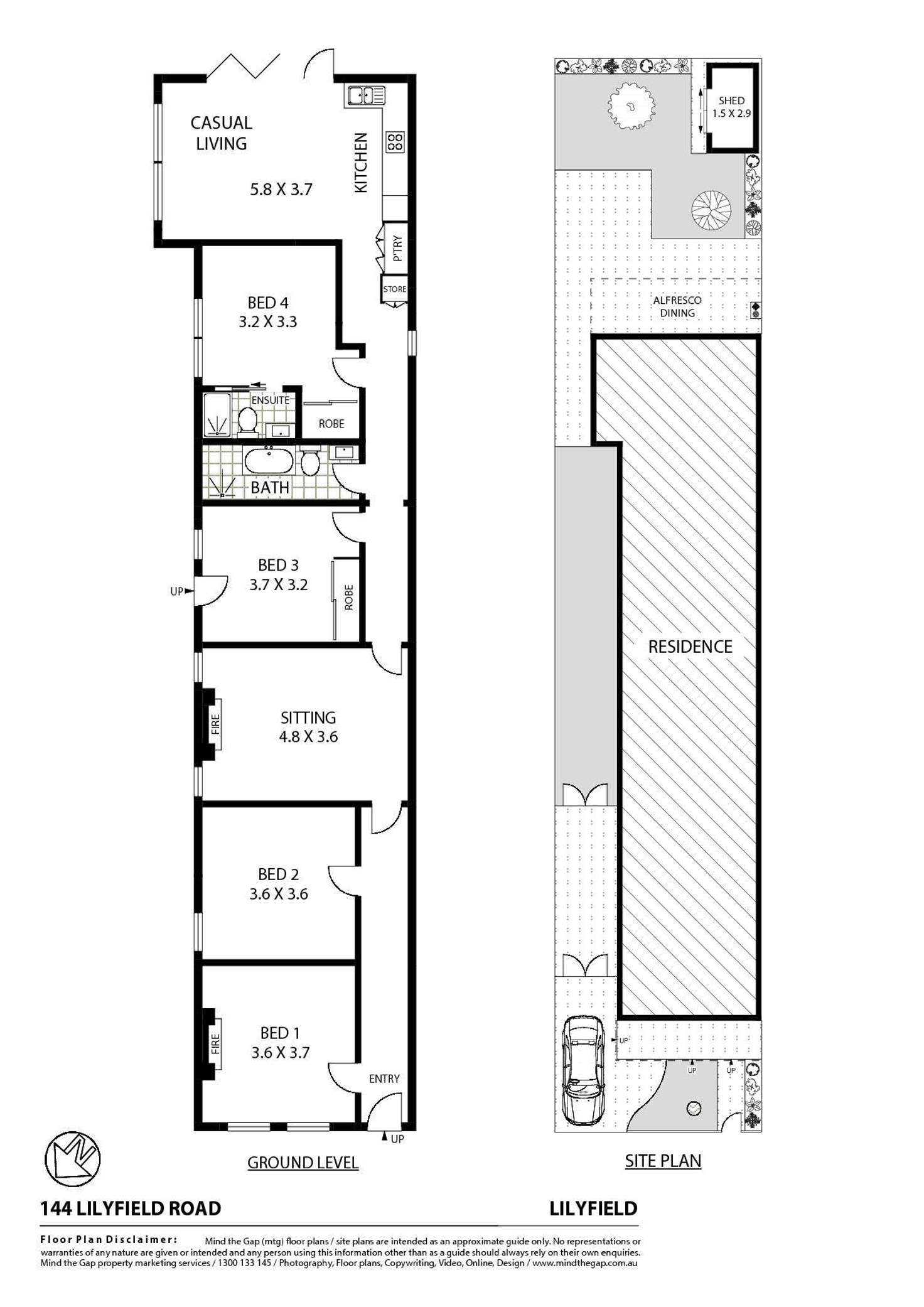 Floorplan of Homely house listing, 144 Lilyfield Road, Lilyfield NSW 2040
