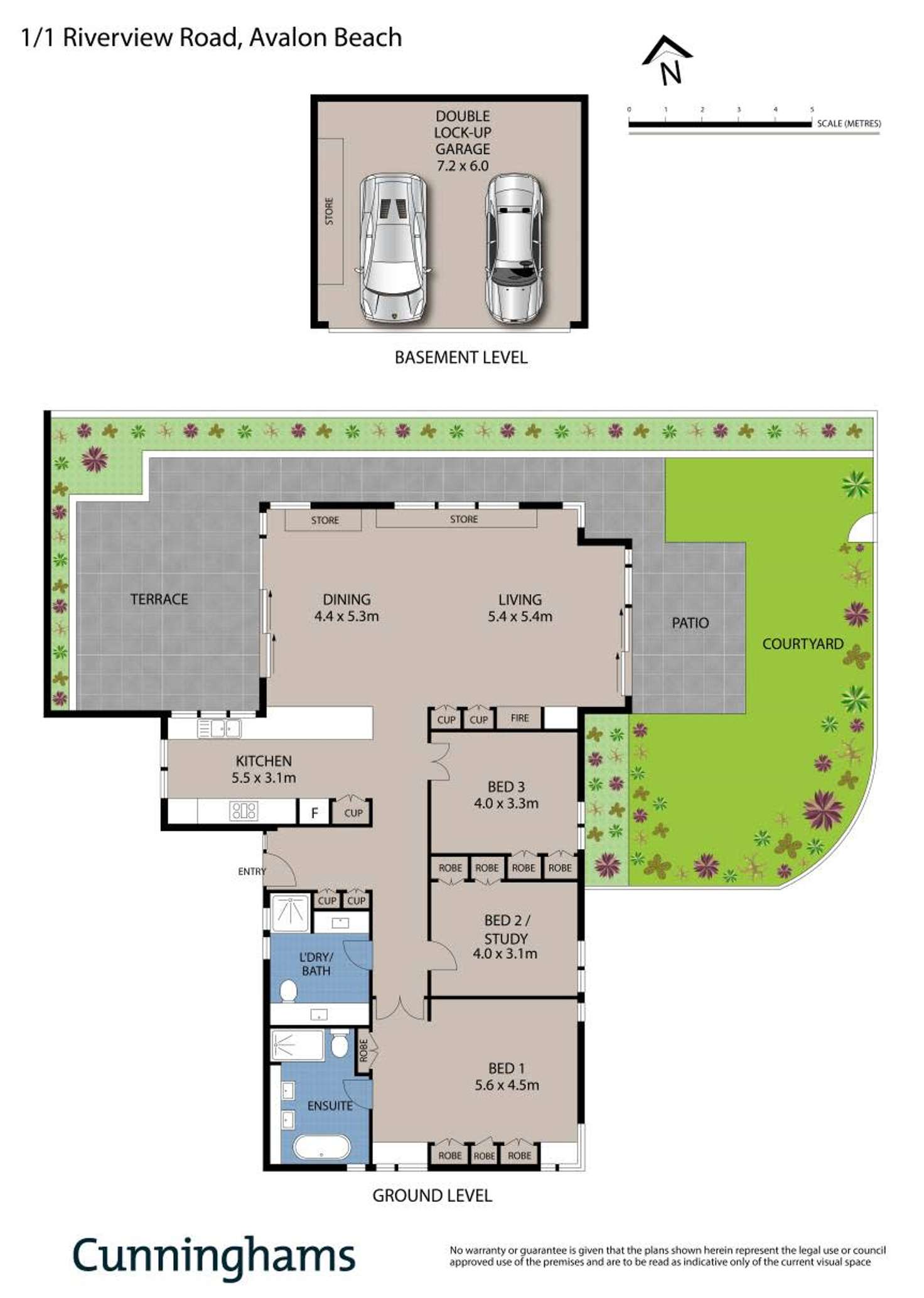 Floorplan of Homely apartment listing, 1/1 Riverview Road, Avalon Beach NSW 2107