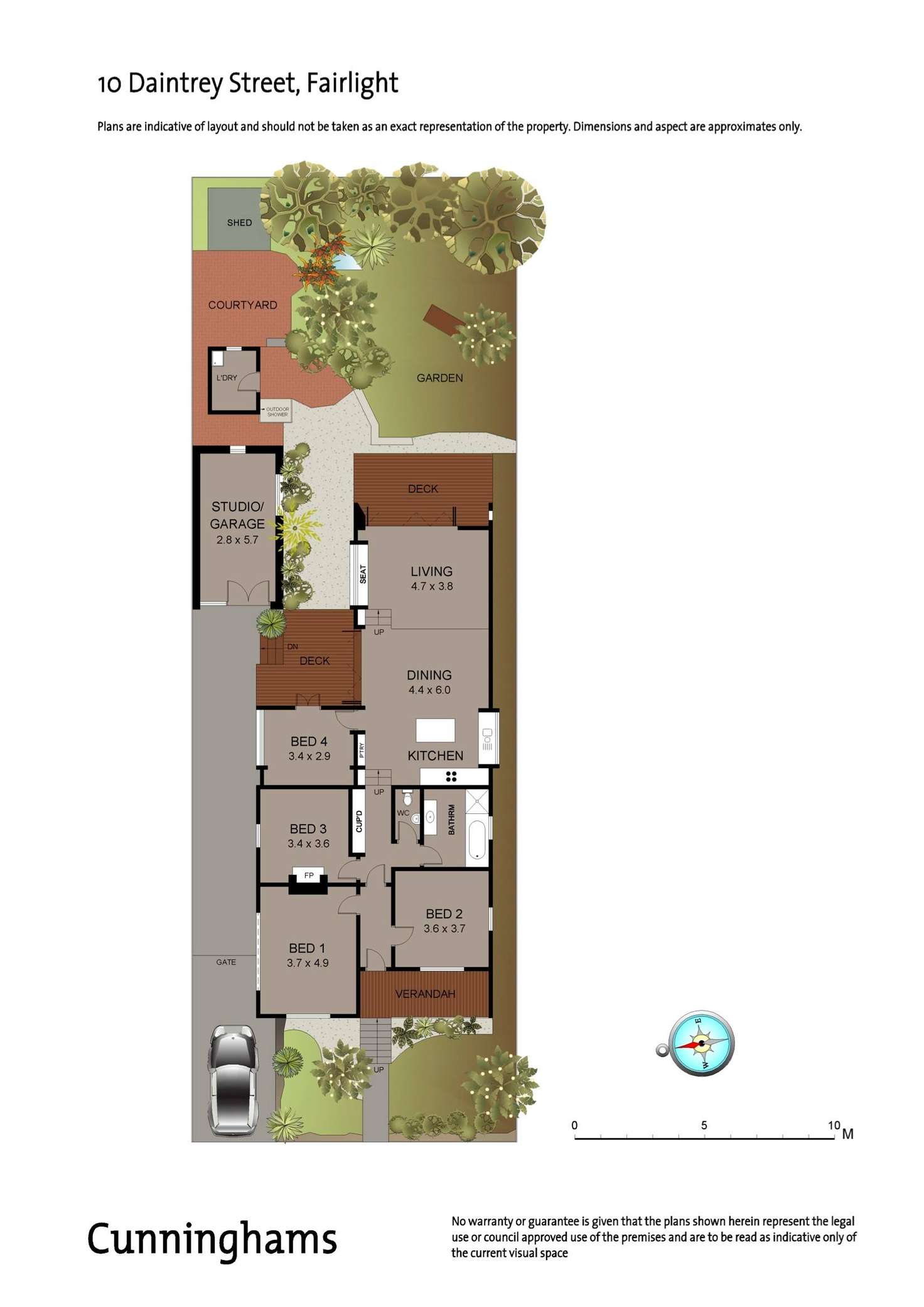 Floorplan of Homely house listing, 10 Daintrey Street, Fairlight NSW 2094