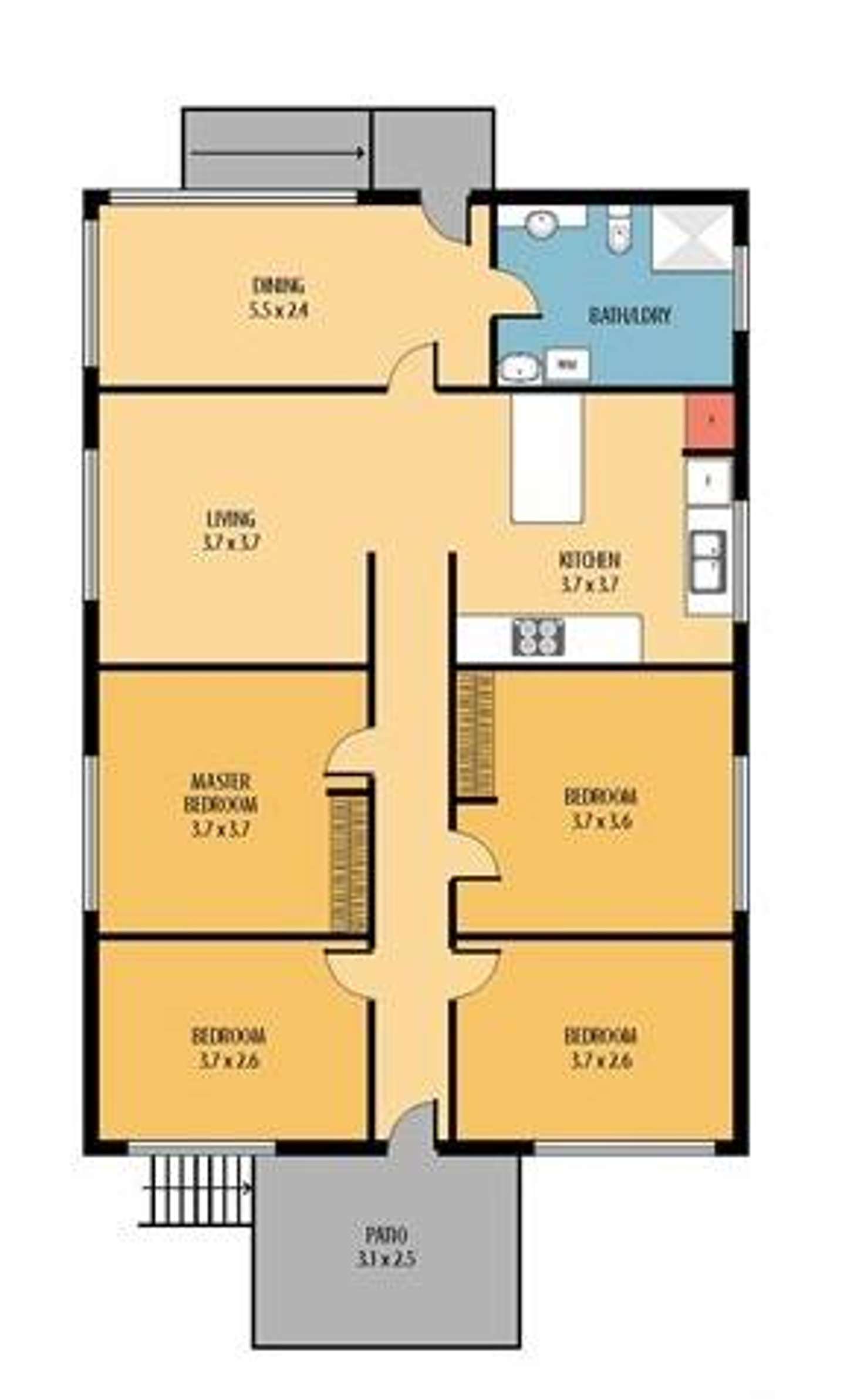 Floorplan of Homely house listing, 3 Hanlan Street, Narara NSW 2250