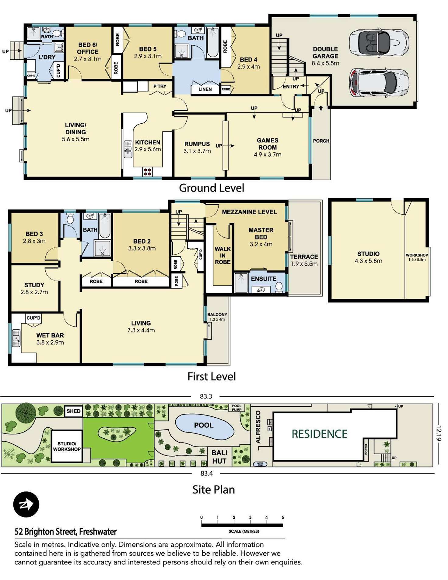 Floorplan of Homely house listing, 52 Brighton Street, Freshwater NSW 2096