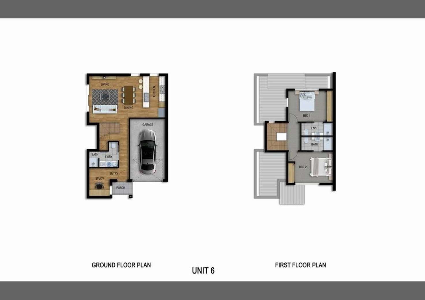 Floorplan of Homely townhouse listing, 6/3 Conway Court, Boronia VIC 3155