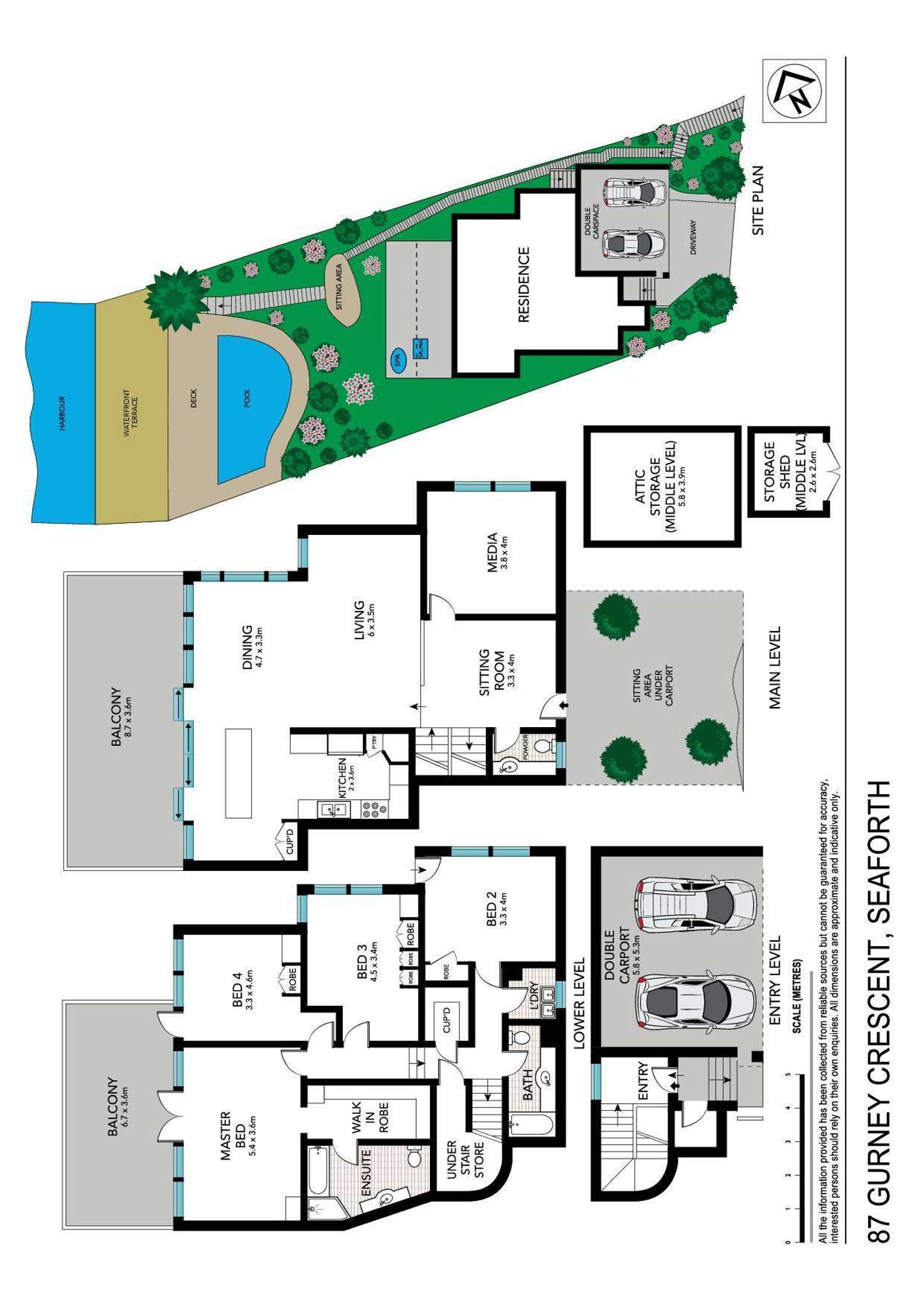 Floorplan of Homely house listing, 87 Gurney Crescent, Seaforth NSW 2092