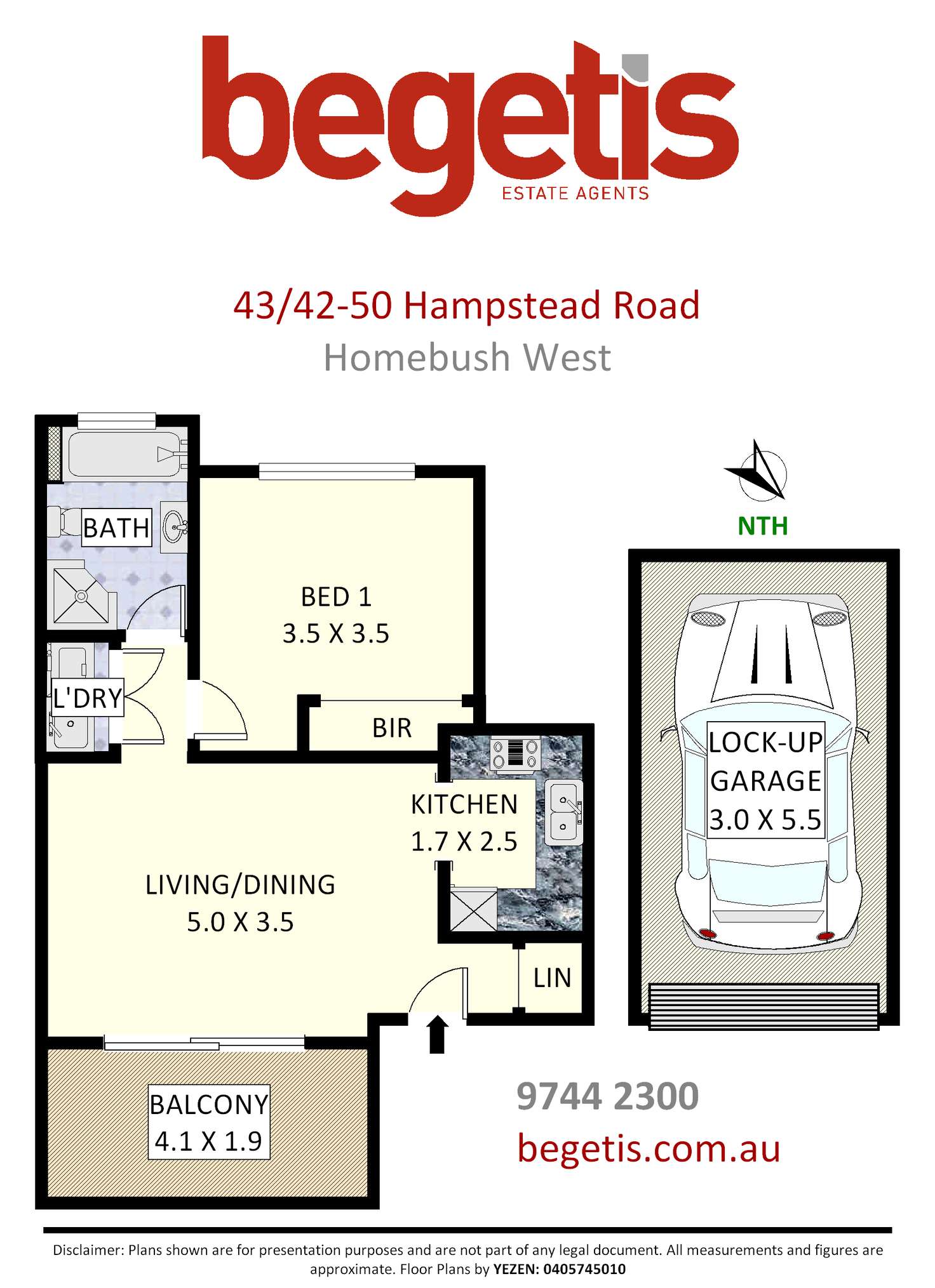 Floorplan of Homely apartment listing, 43/42-50 Hampstead Road, Homebush West NSW 2140