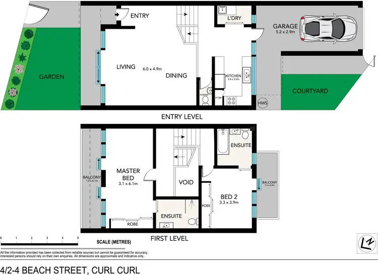 Floorplan of Homely townhouse listing, 4/2-4 Beach Street, Curl Curl NSW 2096