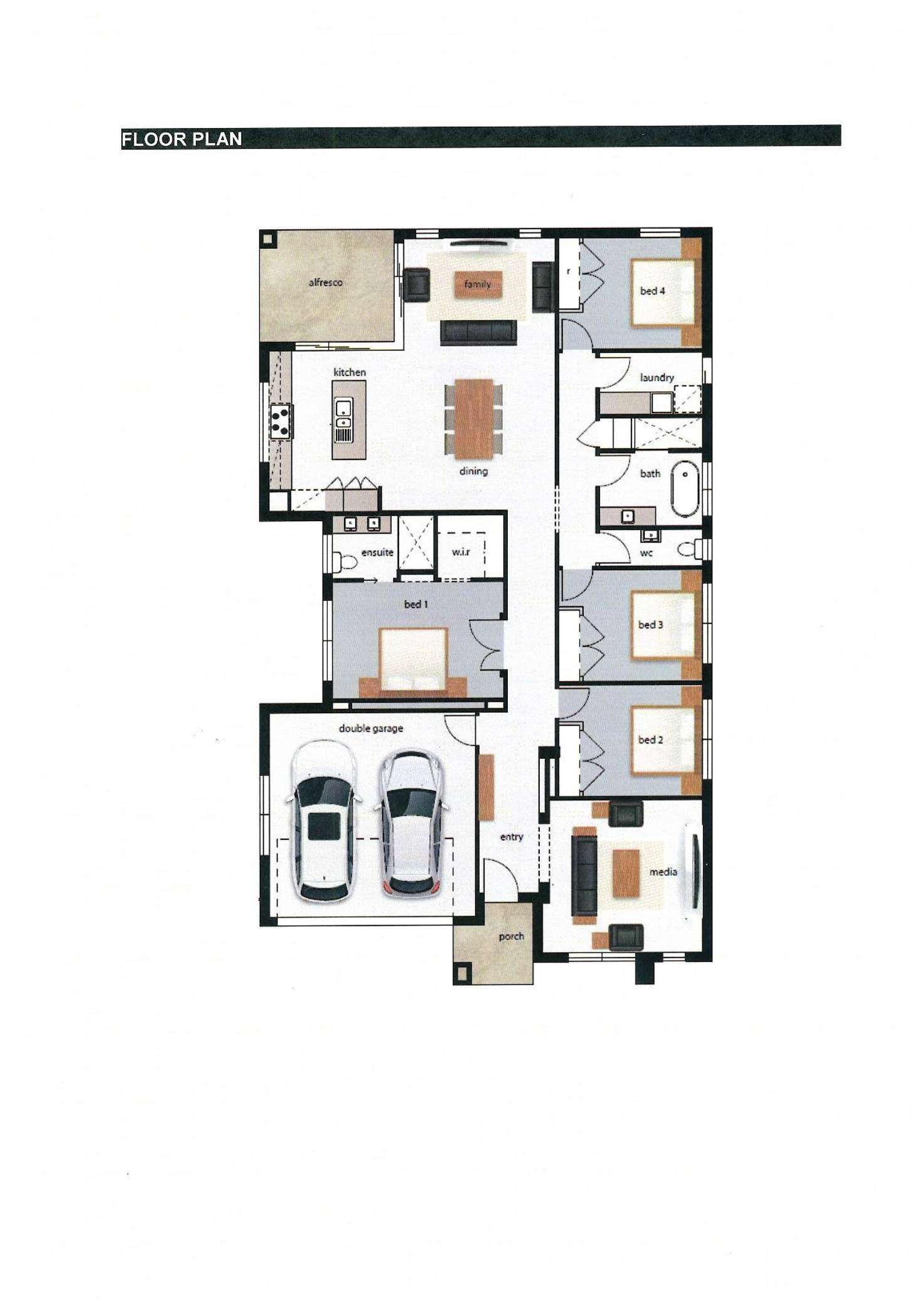 Floorplan of Homely house listing, 23 Medallist Parade, Colebee NSW 2761