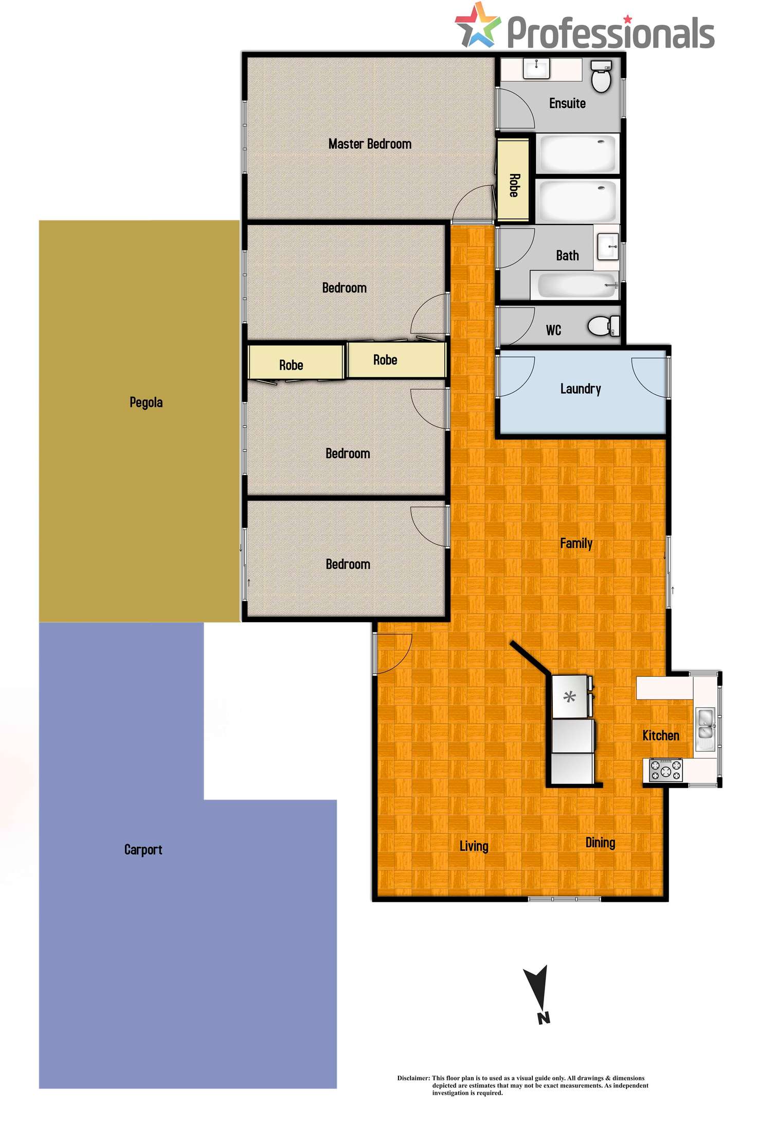 Floorplan of Homely house listing, 5 Centenary Court, Kings Park VIC 3021