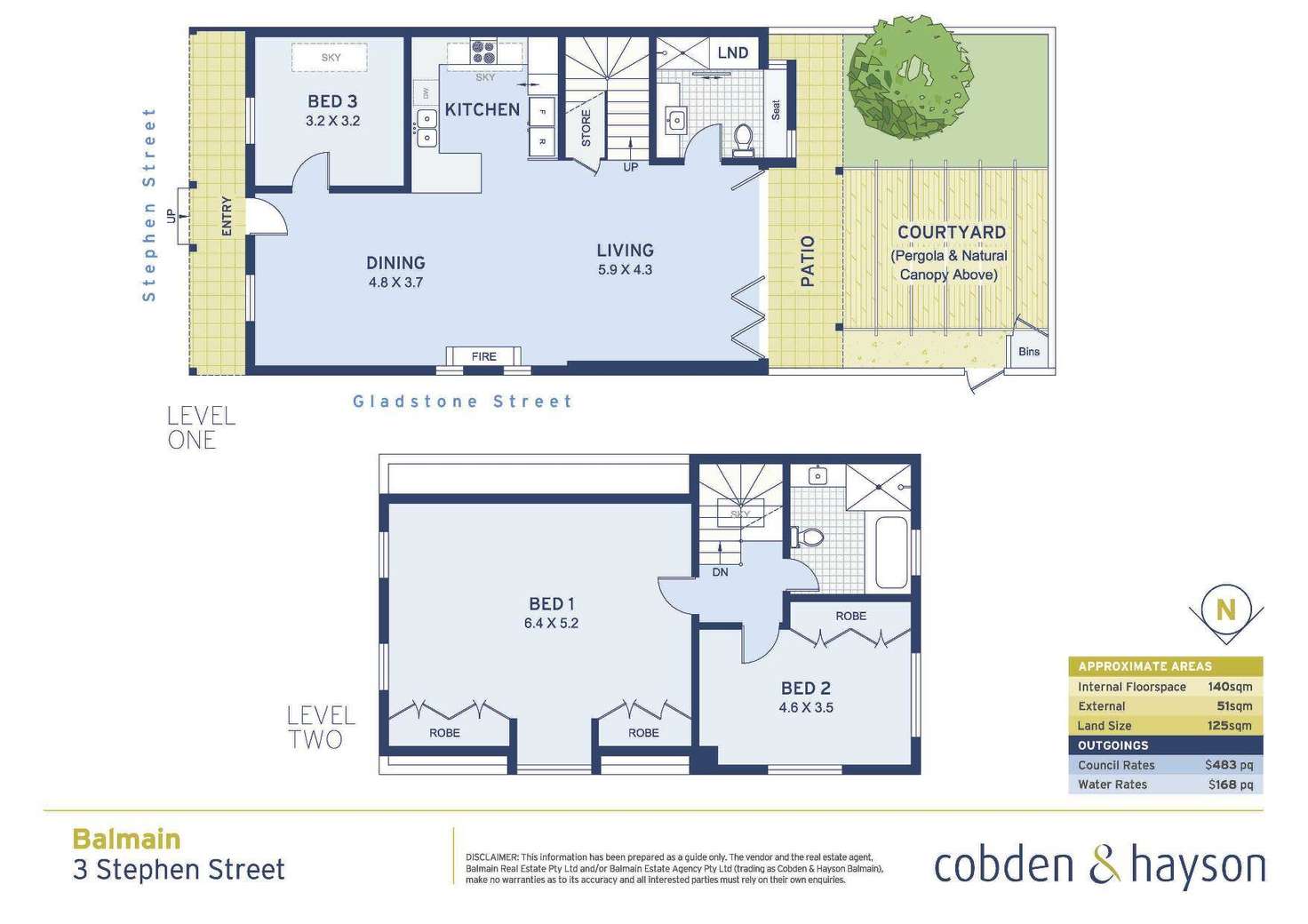 Floorplan of Homely house listing, 3 Stephen Street, Balmain NSW 2041